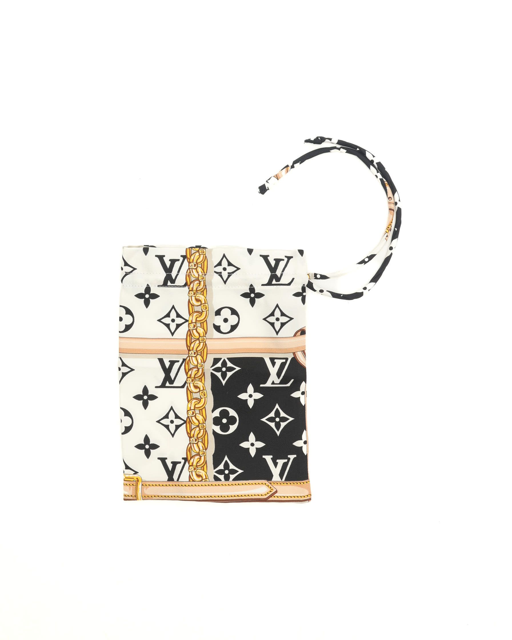 Louis Vuitton Silk Drawstring Pouch