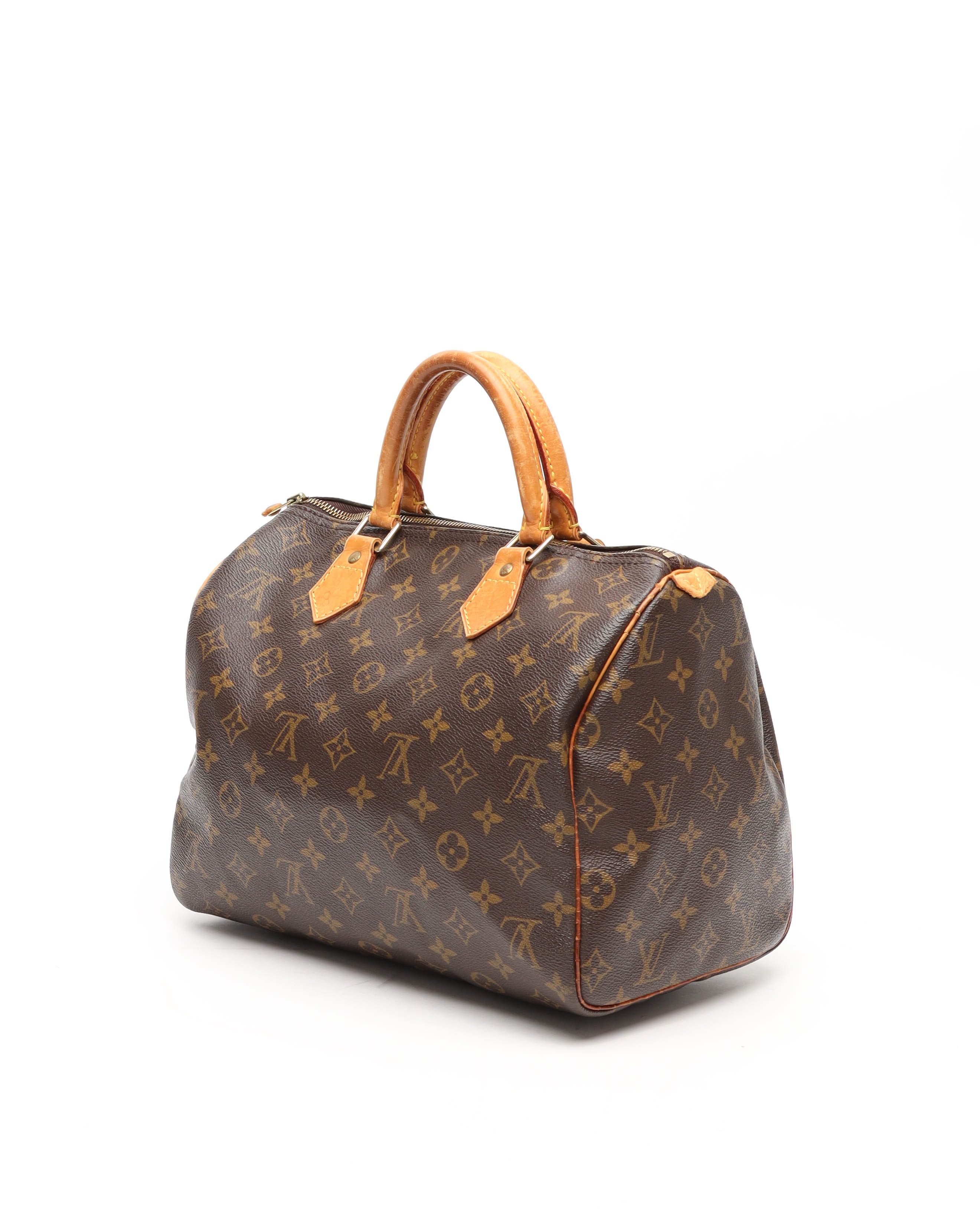 Pre-owned Louis Vuitton Monogram Speedy 30 Bag