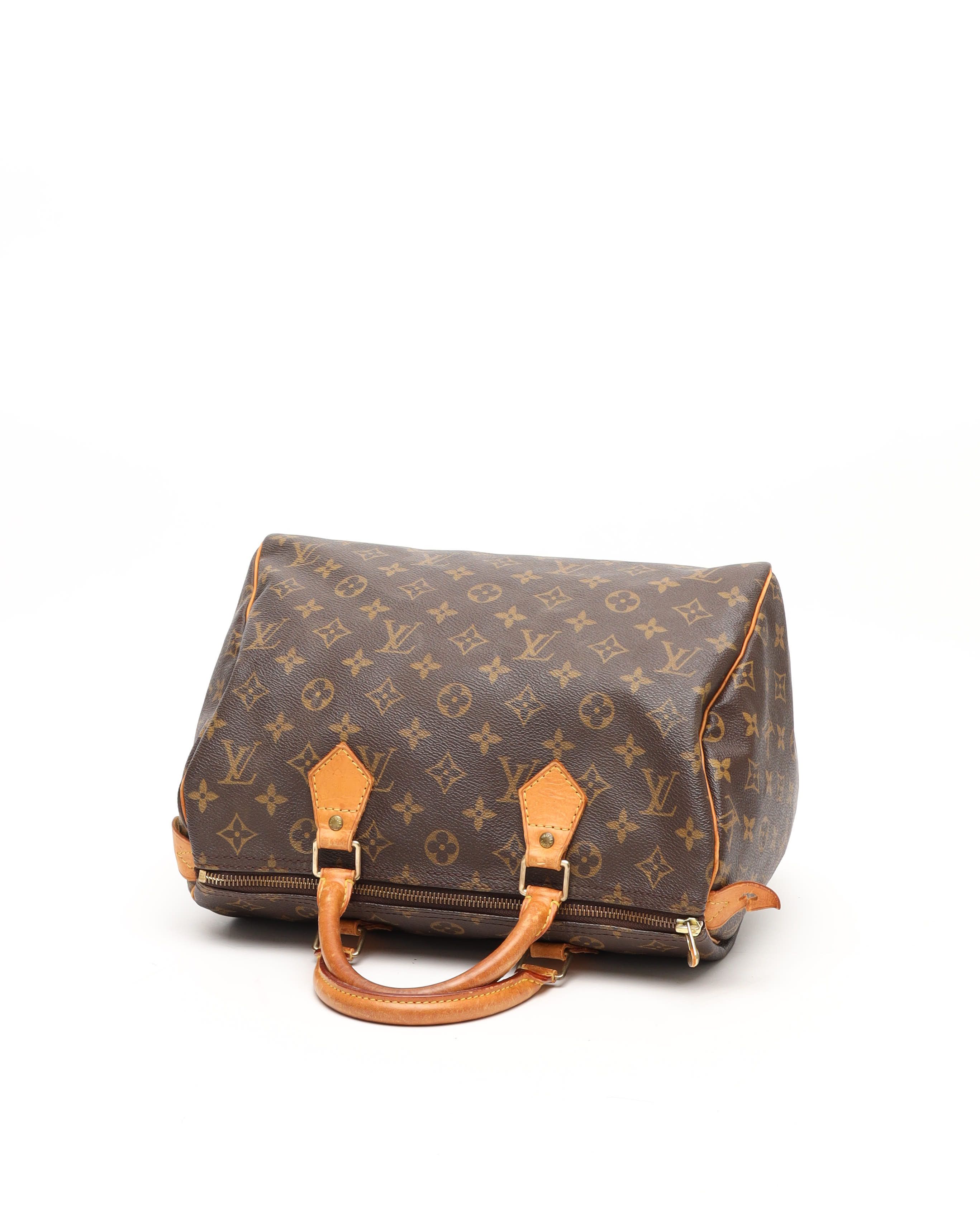 Pre-owned Louis Vuitton Monogram Speedy 30 Bag