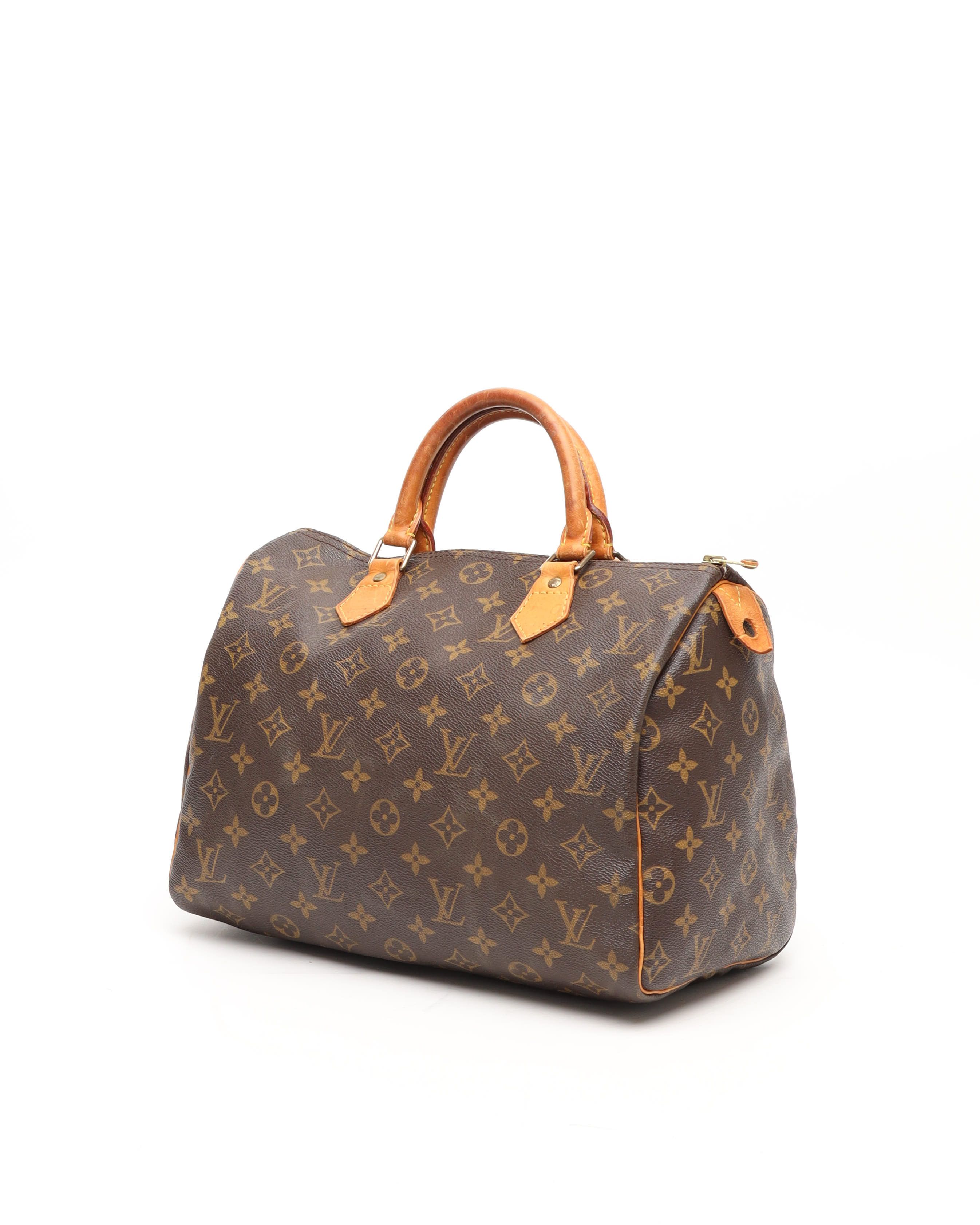 Pre-owned Louis Vuitton Monogram Speedy 30 Bag