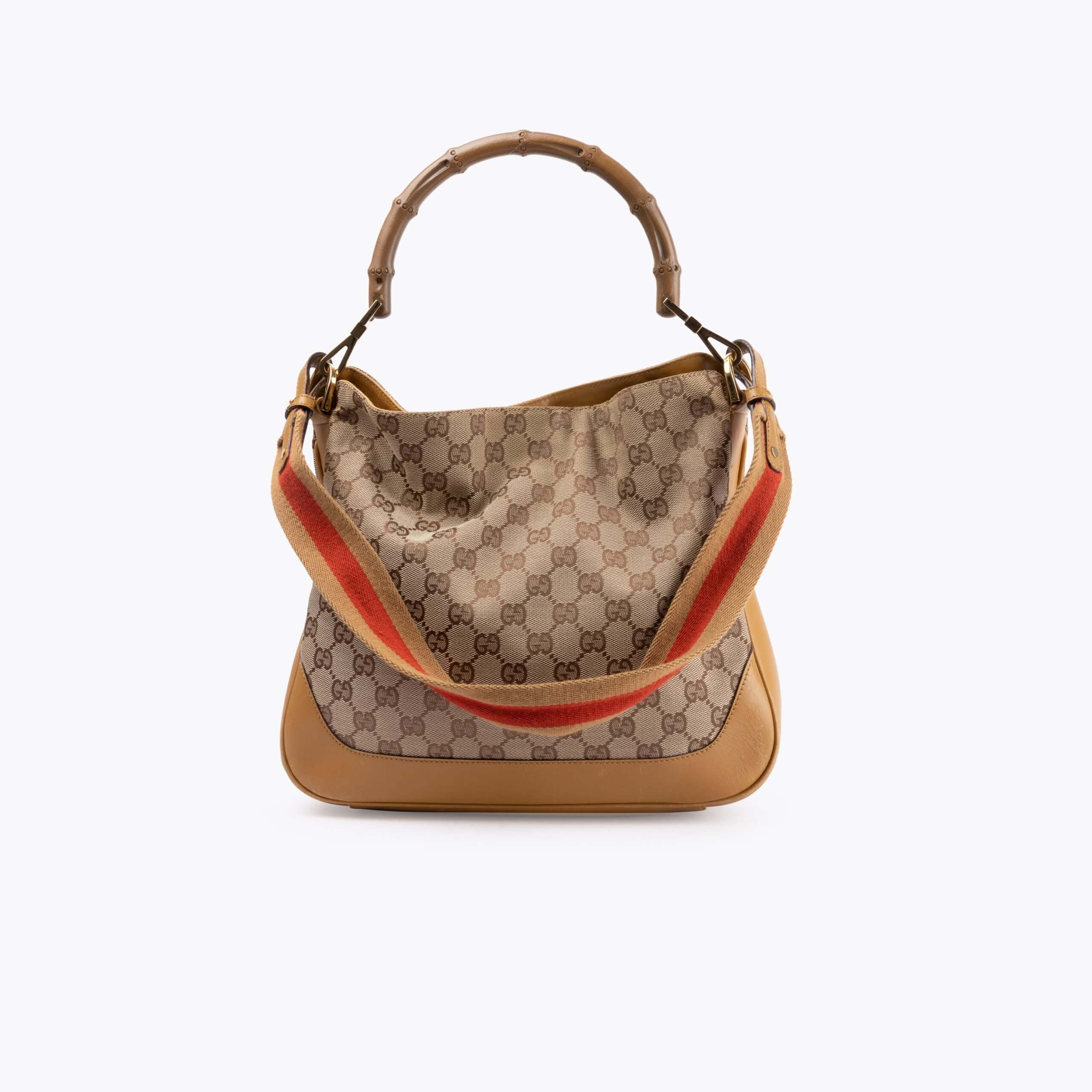 GUCCI GG Supreme 2Way Hobo Bag