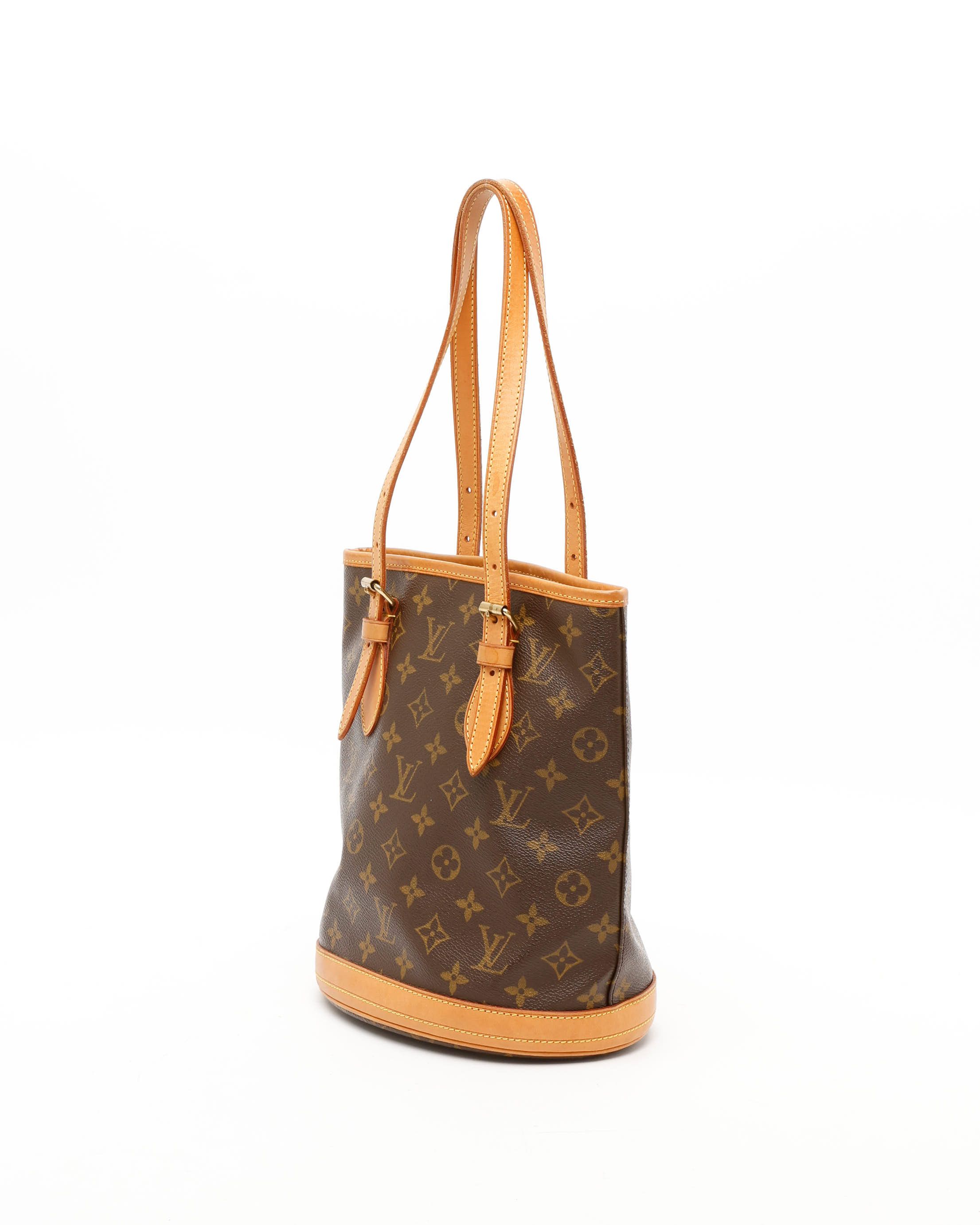 Pre-owned Louis Vuitton Monogram Bucket Pm Bag