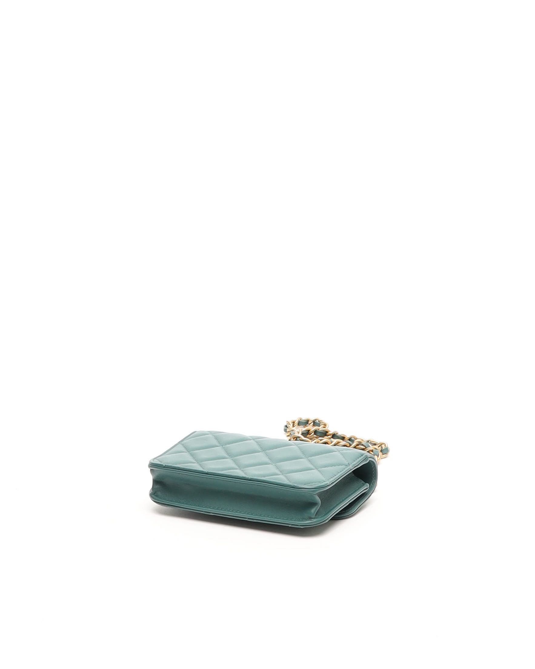 Pre-owned Chanel Mini Chain Top Handle Bag