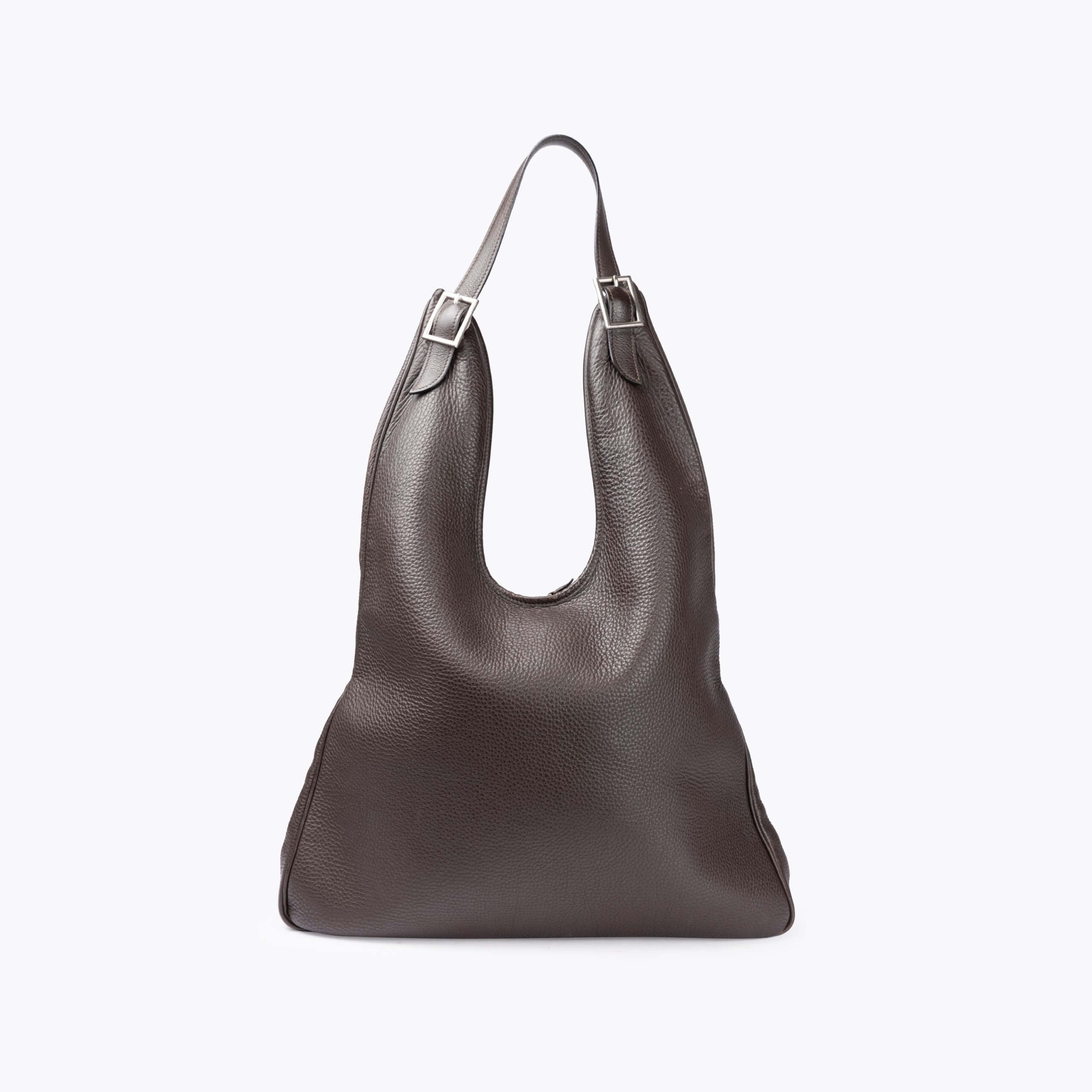 HERMÈS Massai GM Taurillon Clemence Shoulder bag