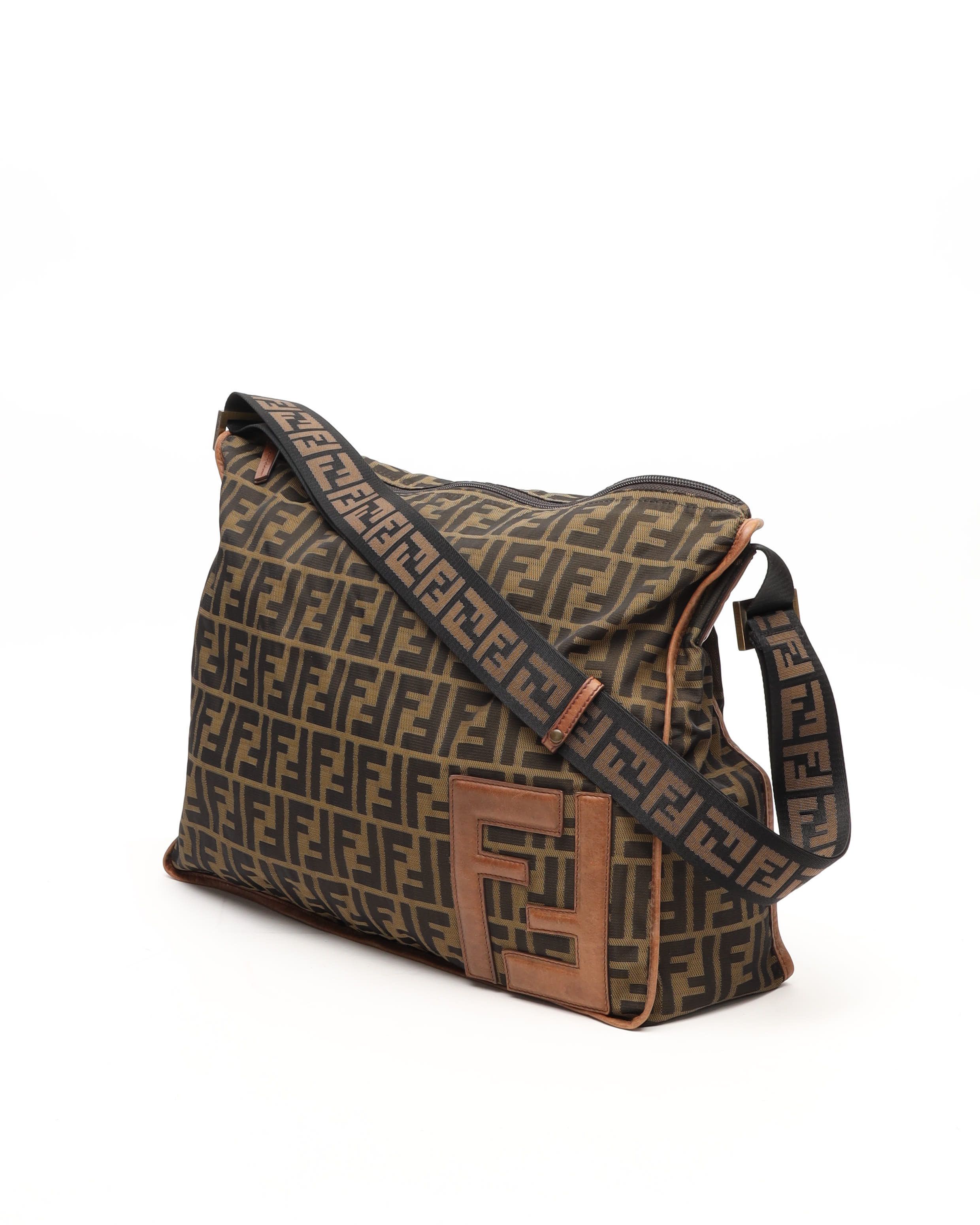 Fendi Zucca Messenger Bag