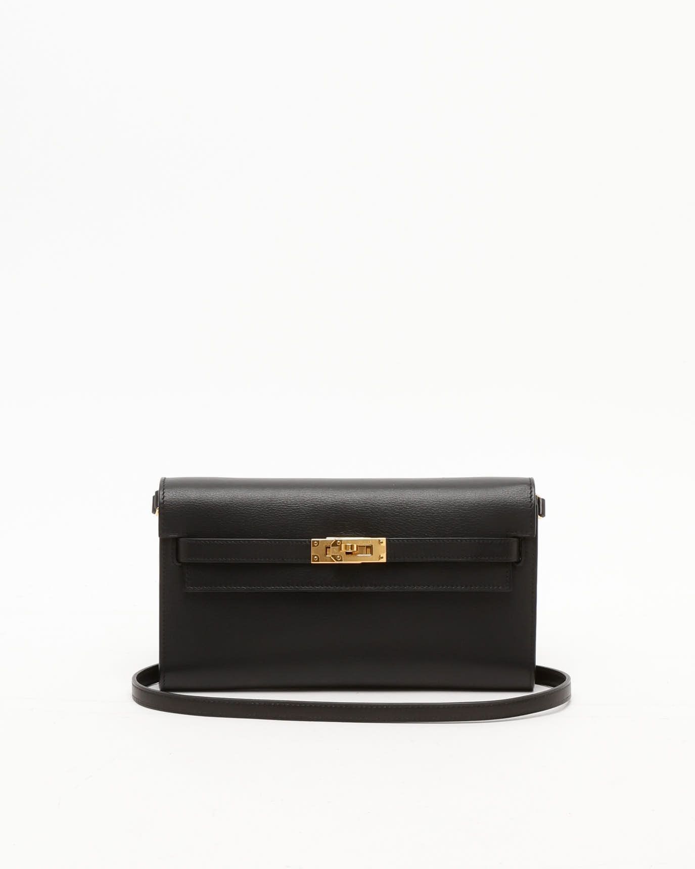 Pre-owned Hermes Hermès Classique Kelly To Go Wallet Evercolor Bag