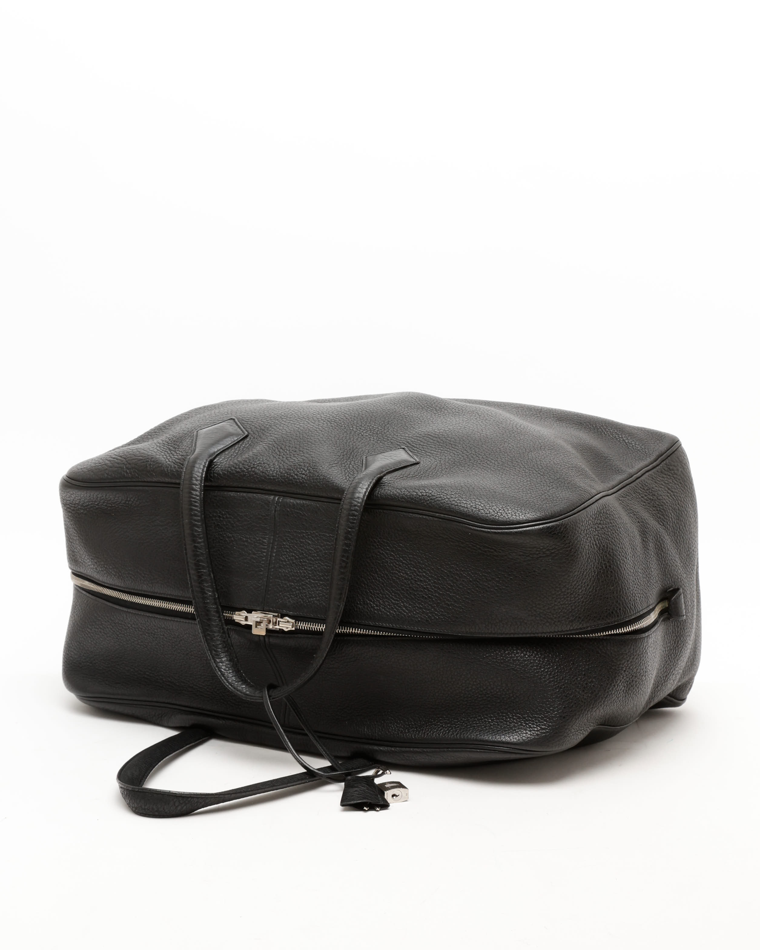 Pre-owned Hermes Hermès Victoria 50 Taurillon Clemence Weekend Bag