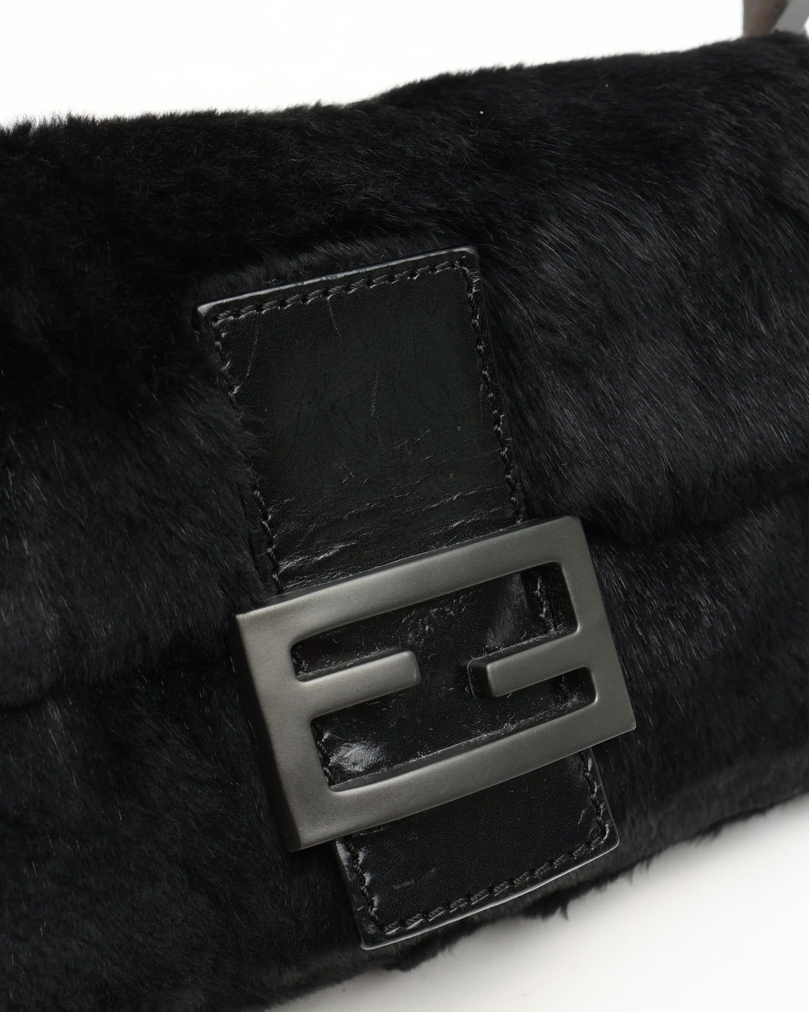 Fendi Fur Baguette Bag