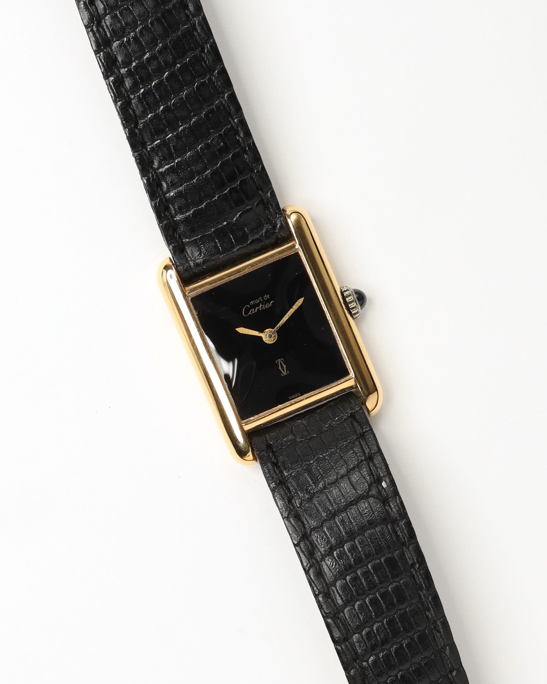 Cartier Tank Vermeil 21mm Manual Watch