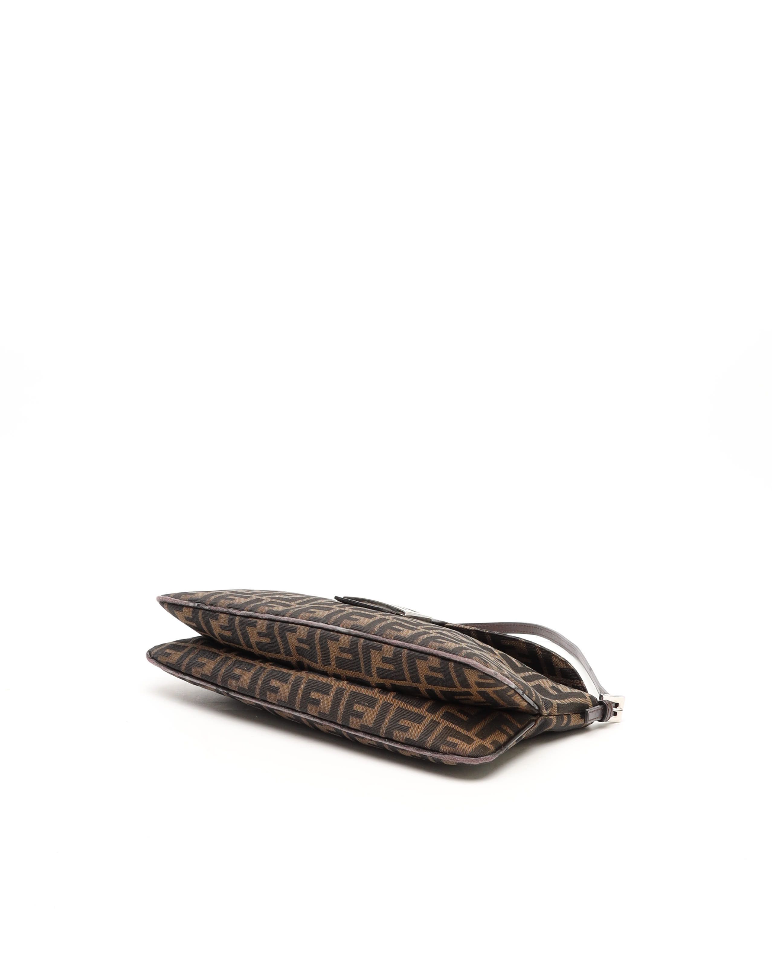Fendi Large Zucca Baguette Bag