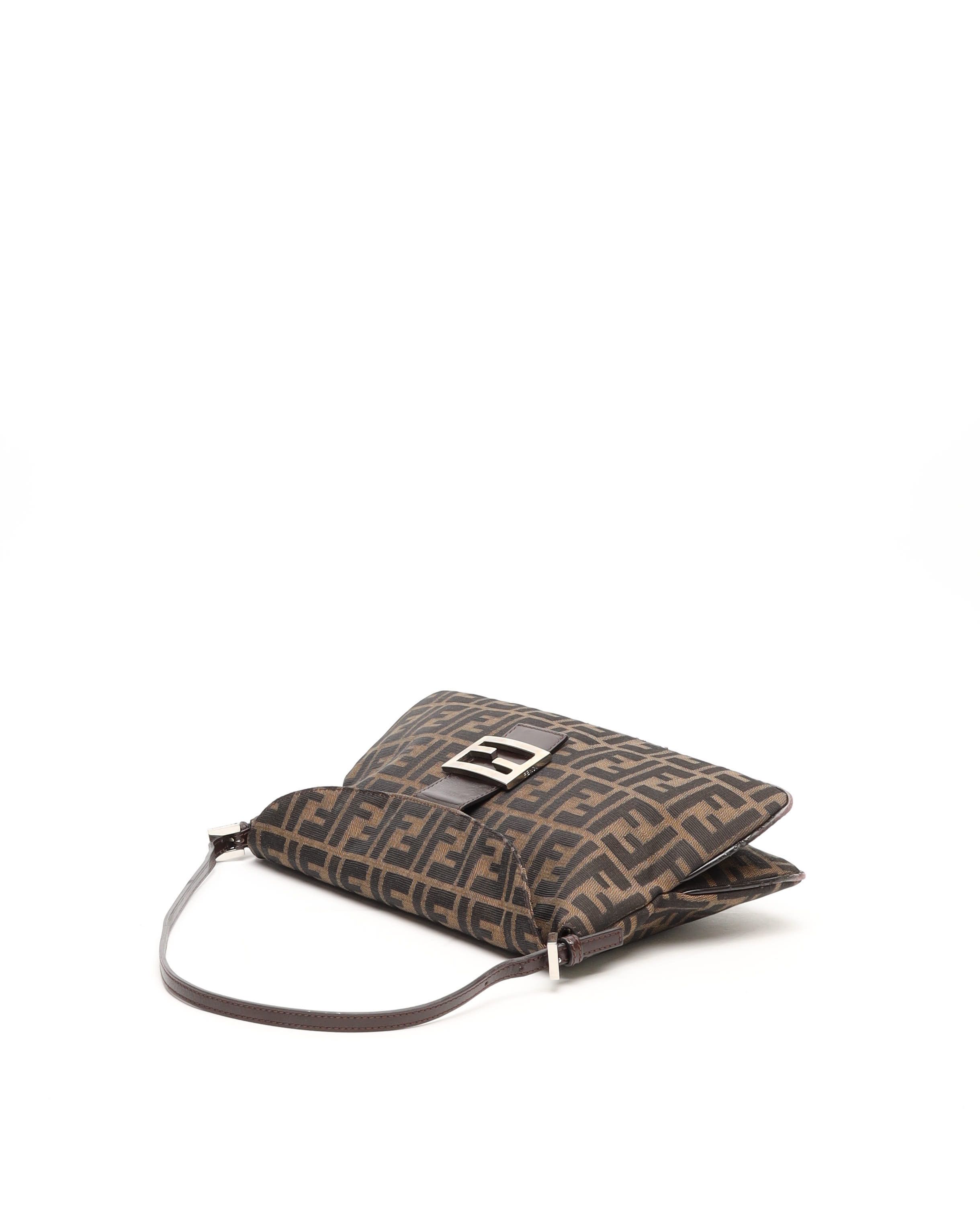 Fendi Large Zucca Baguette Bag