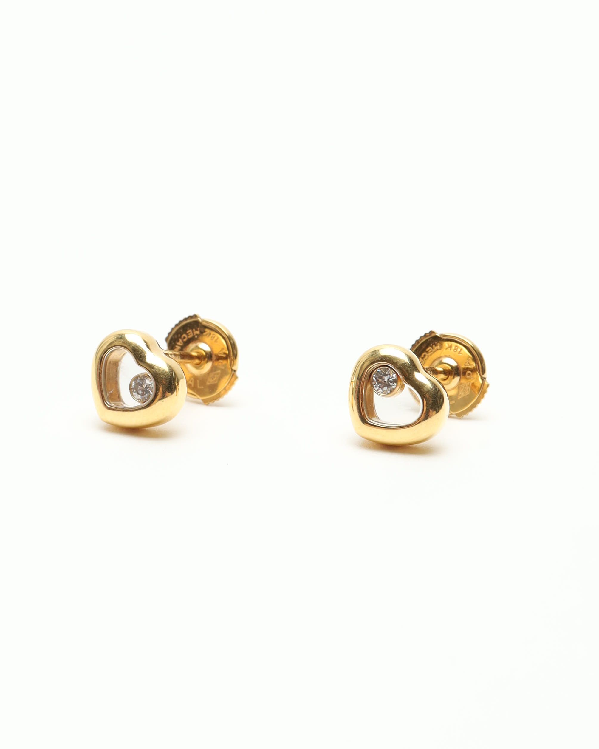 Chopard Happy Diamond Hearts Diamond Earrings