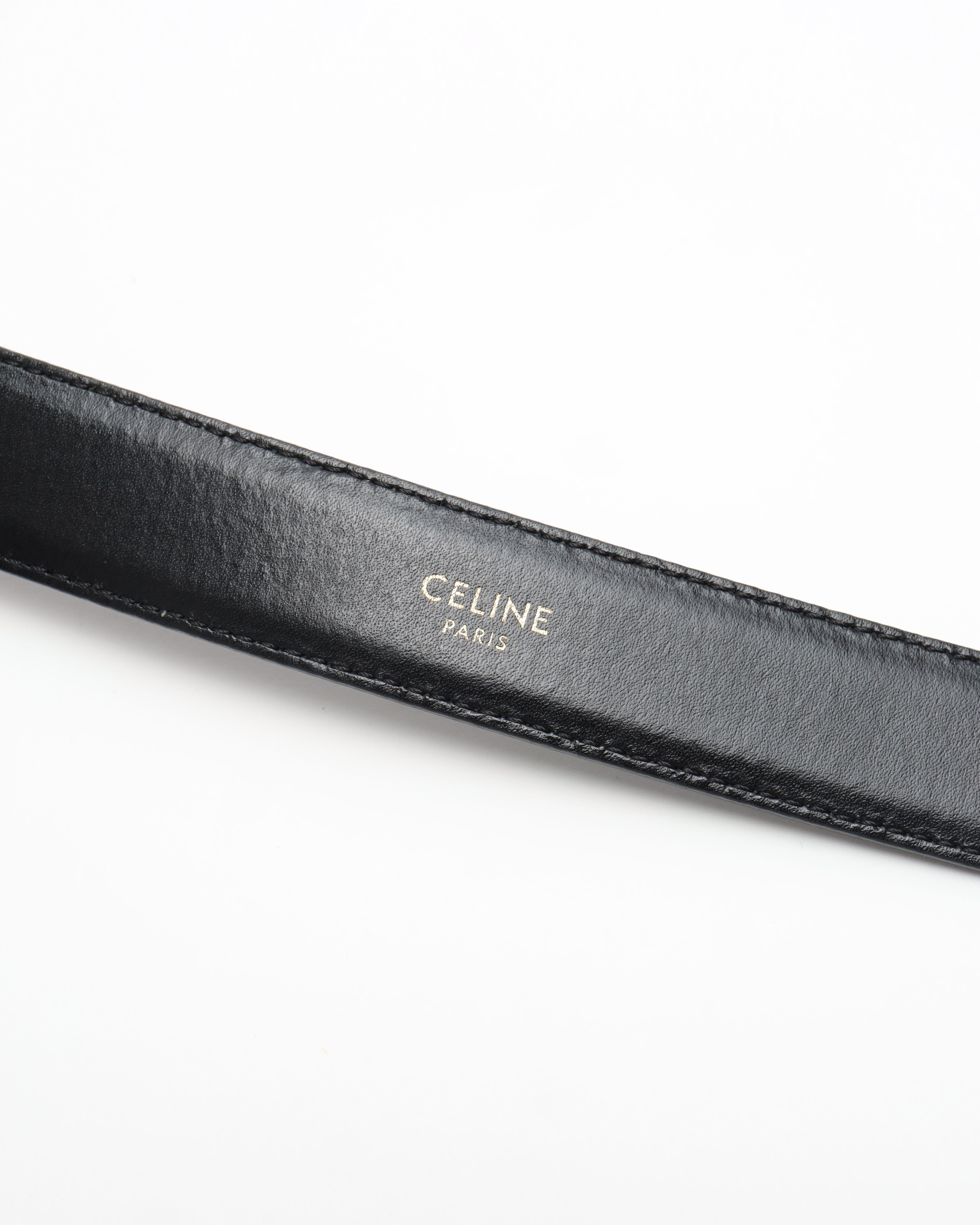 Celine Céline Triomphe Belt Size 75