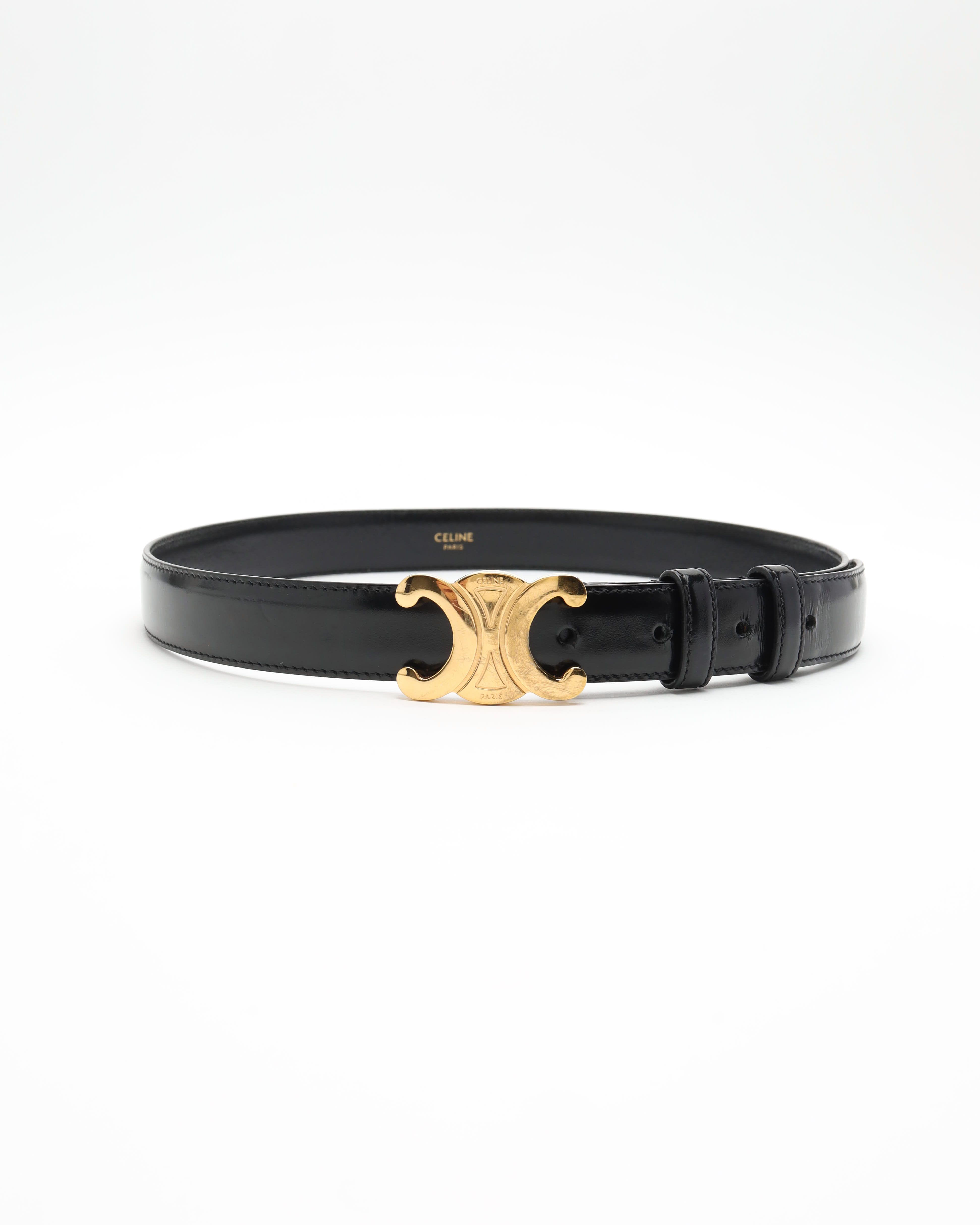 Celine Céline Triomphe Belt Size 75