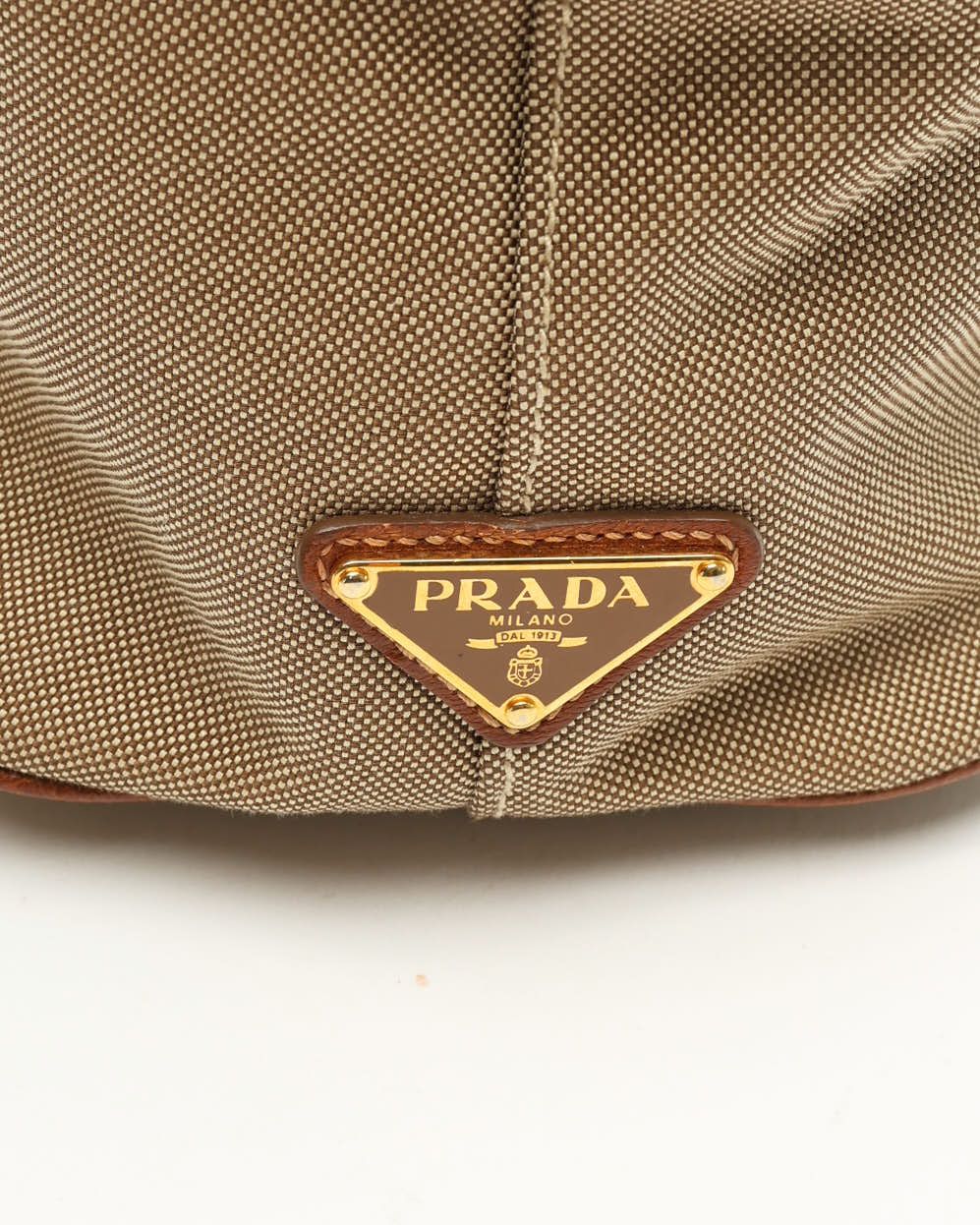 Prada Logo Jaquard Tote Bag