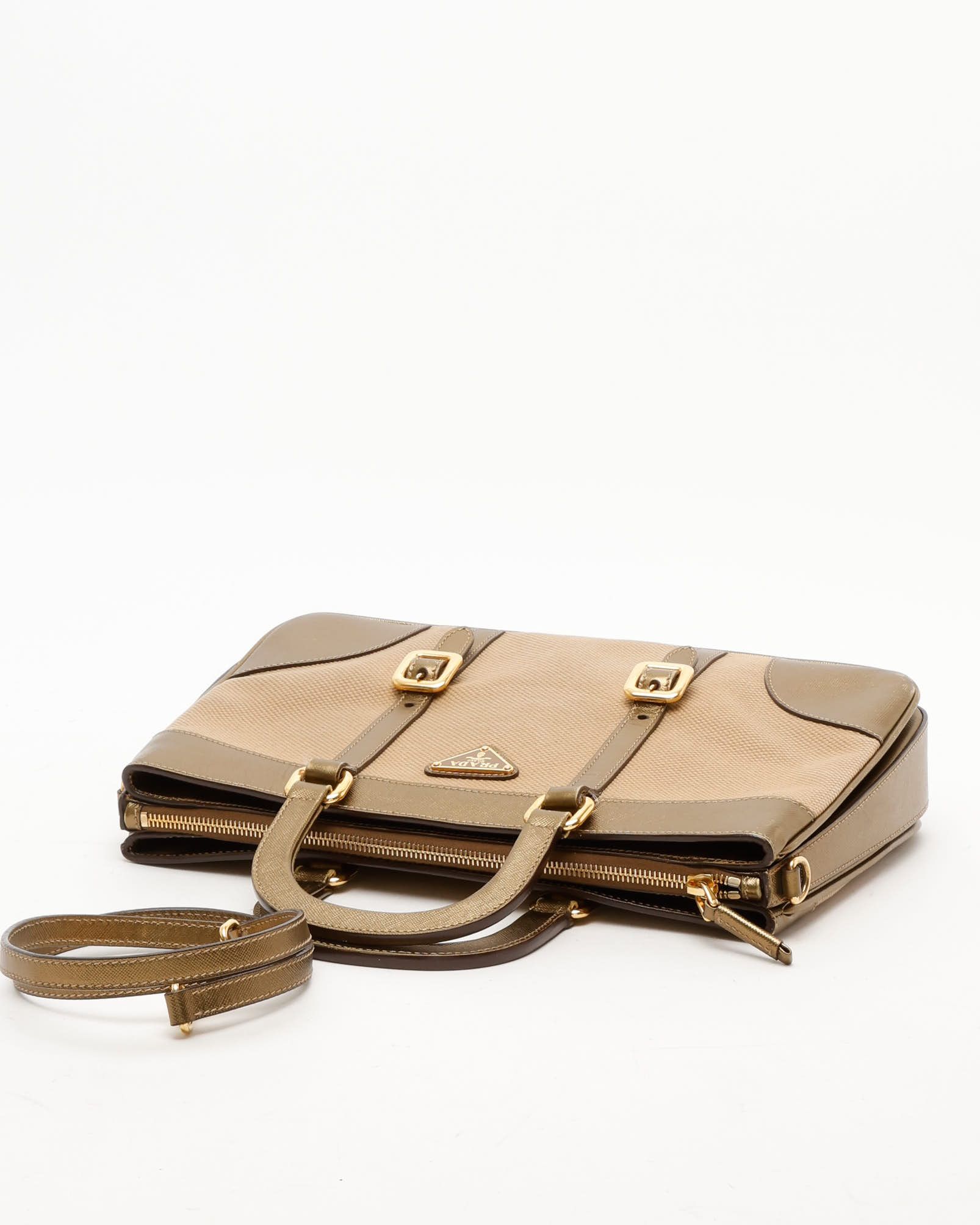 Prada Canvas Saffiano Bag