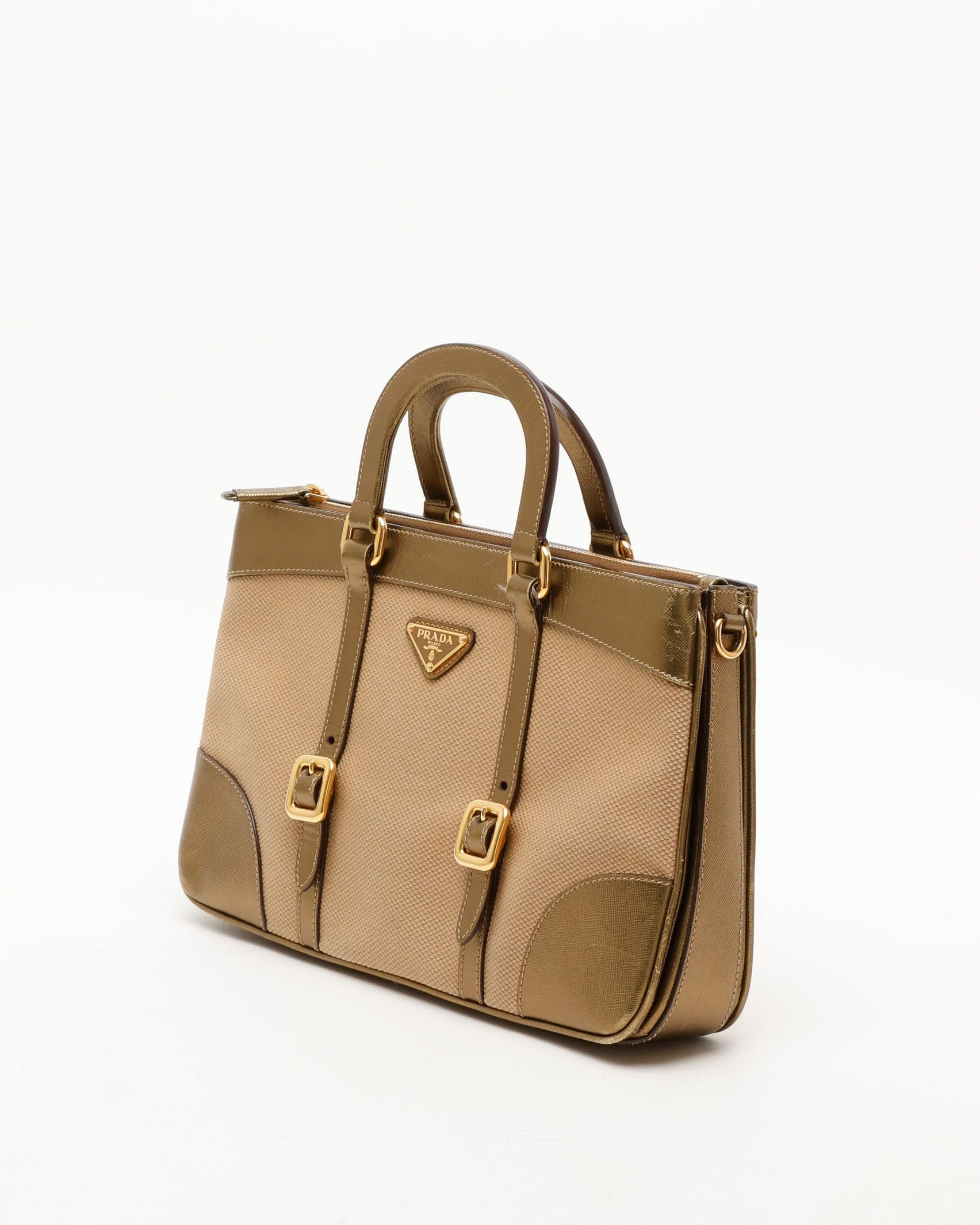 Prada Canvas Saffiano Bag