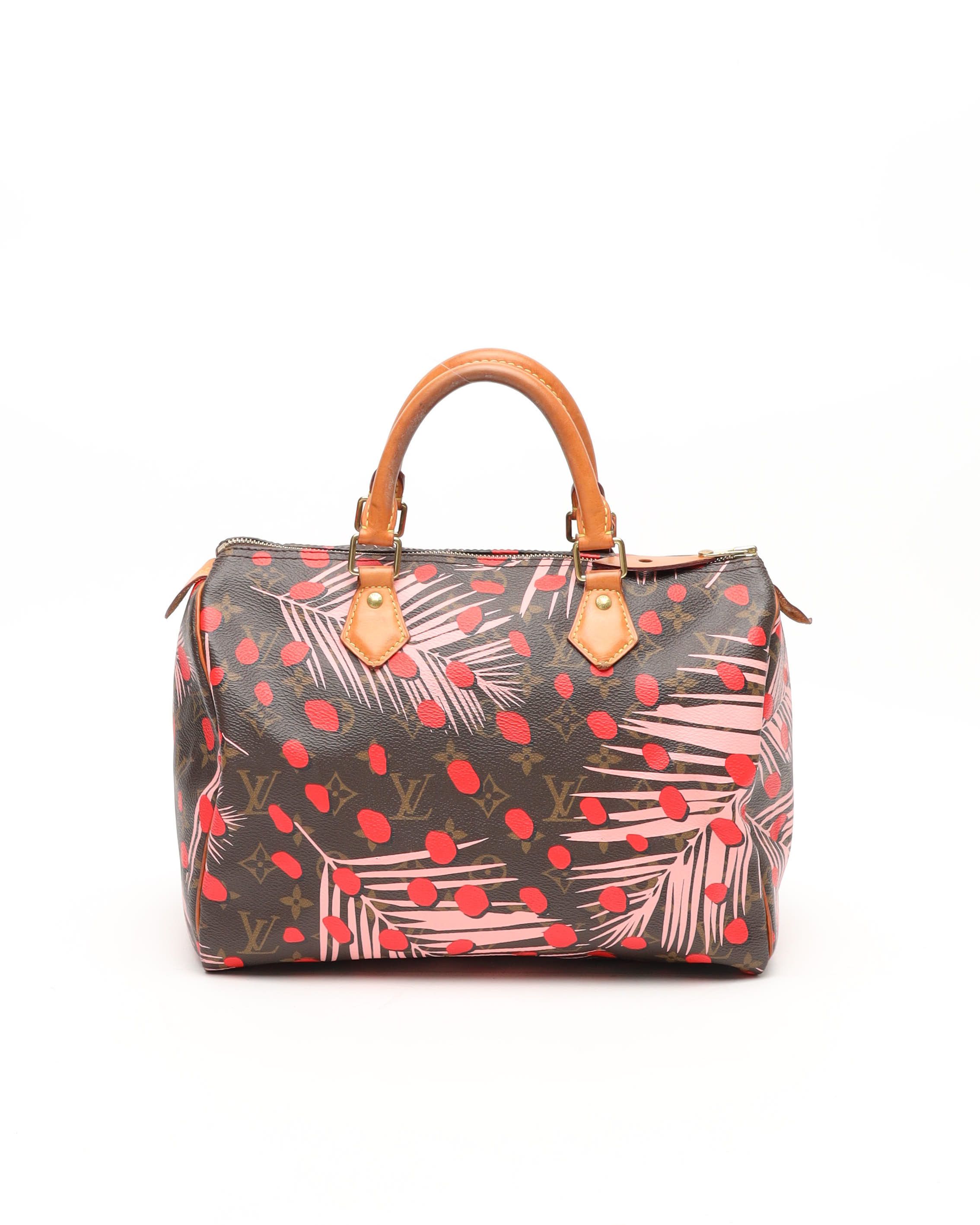 Pre-owned Louis Vuitton Monogram Jungle Dot Speedy