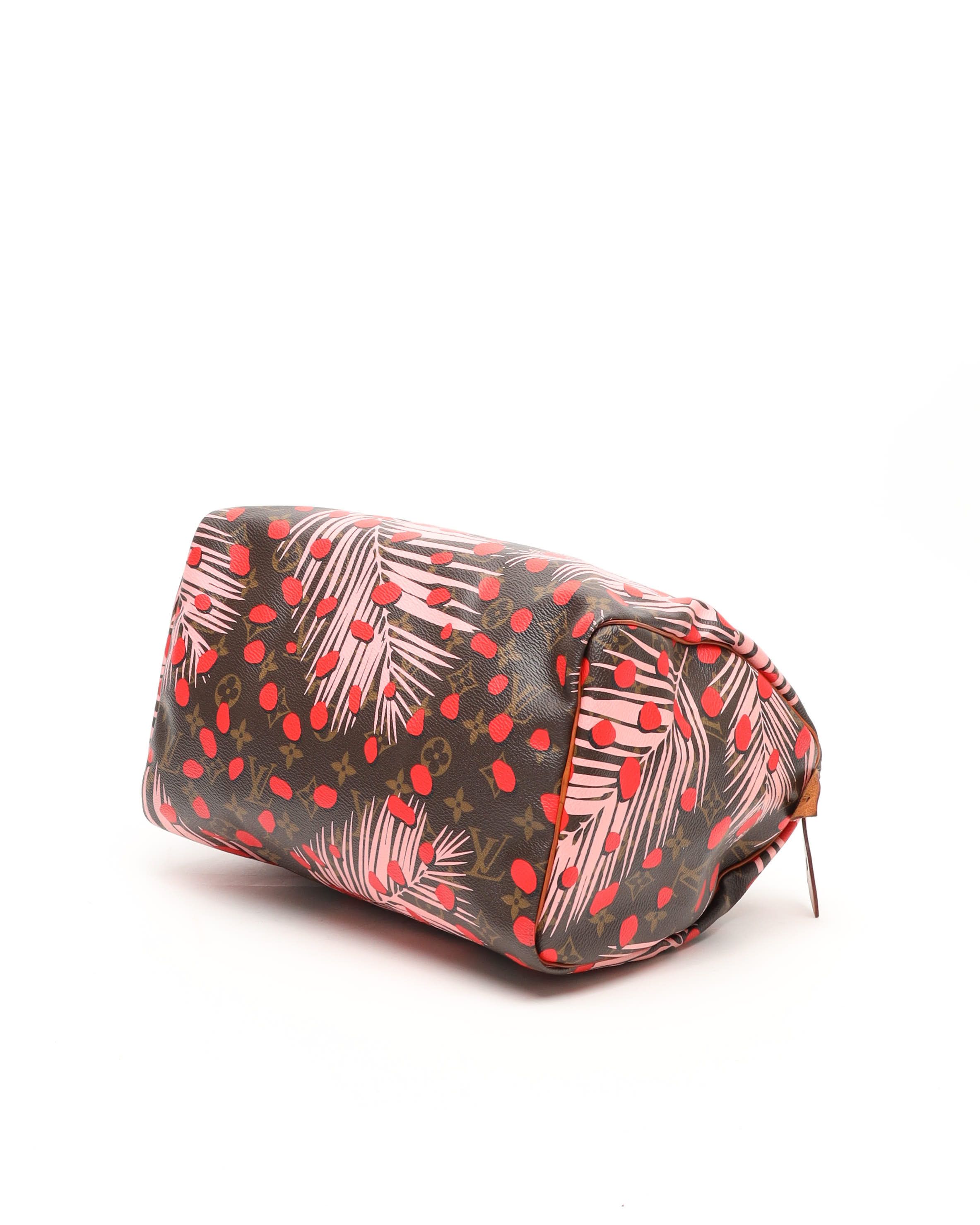 Pre-owned Louis Vuitton Monogram Jungle Dot Speedy