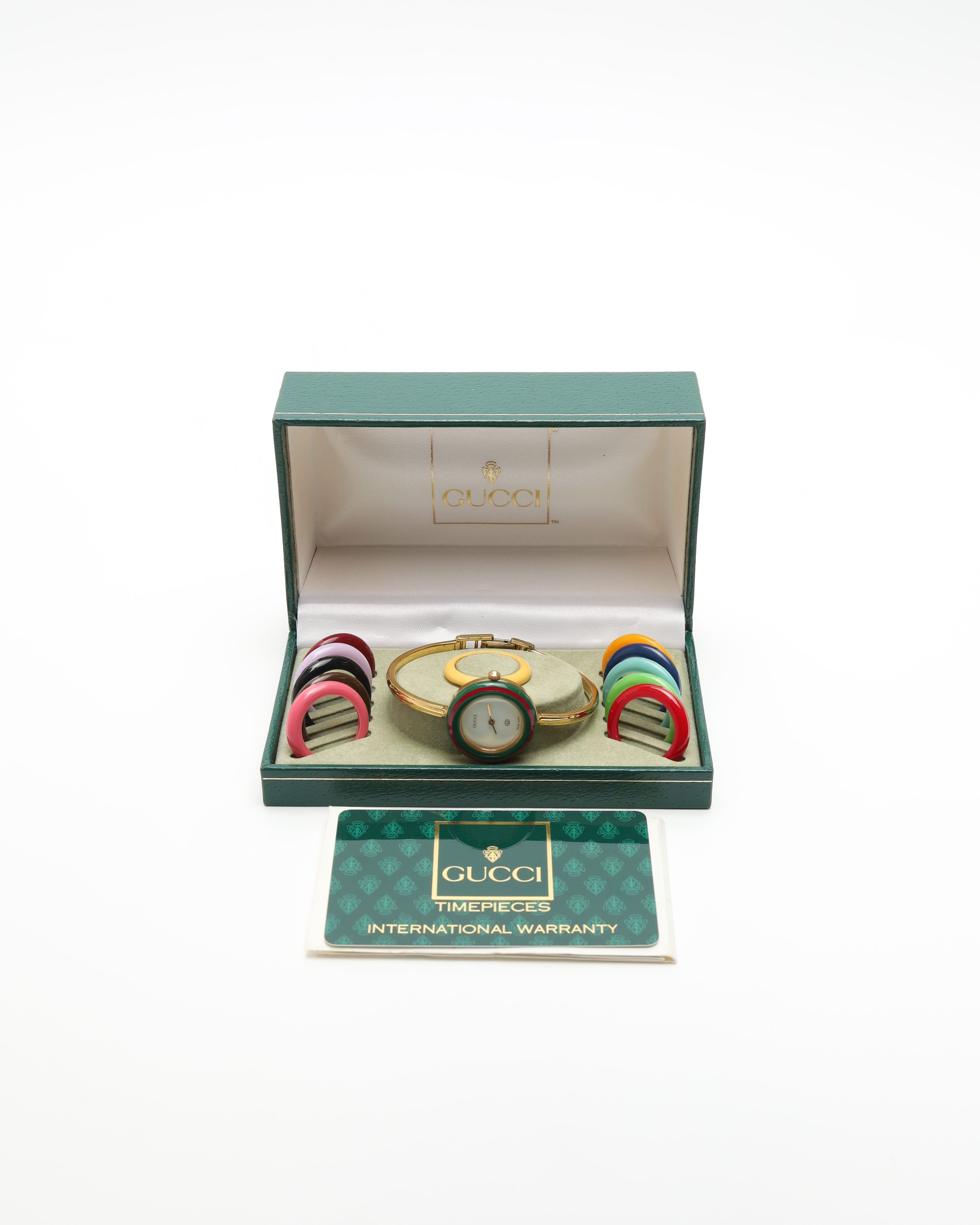 Gucci Change Bezel 26mm Ref 11/12 Full Set Watch