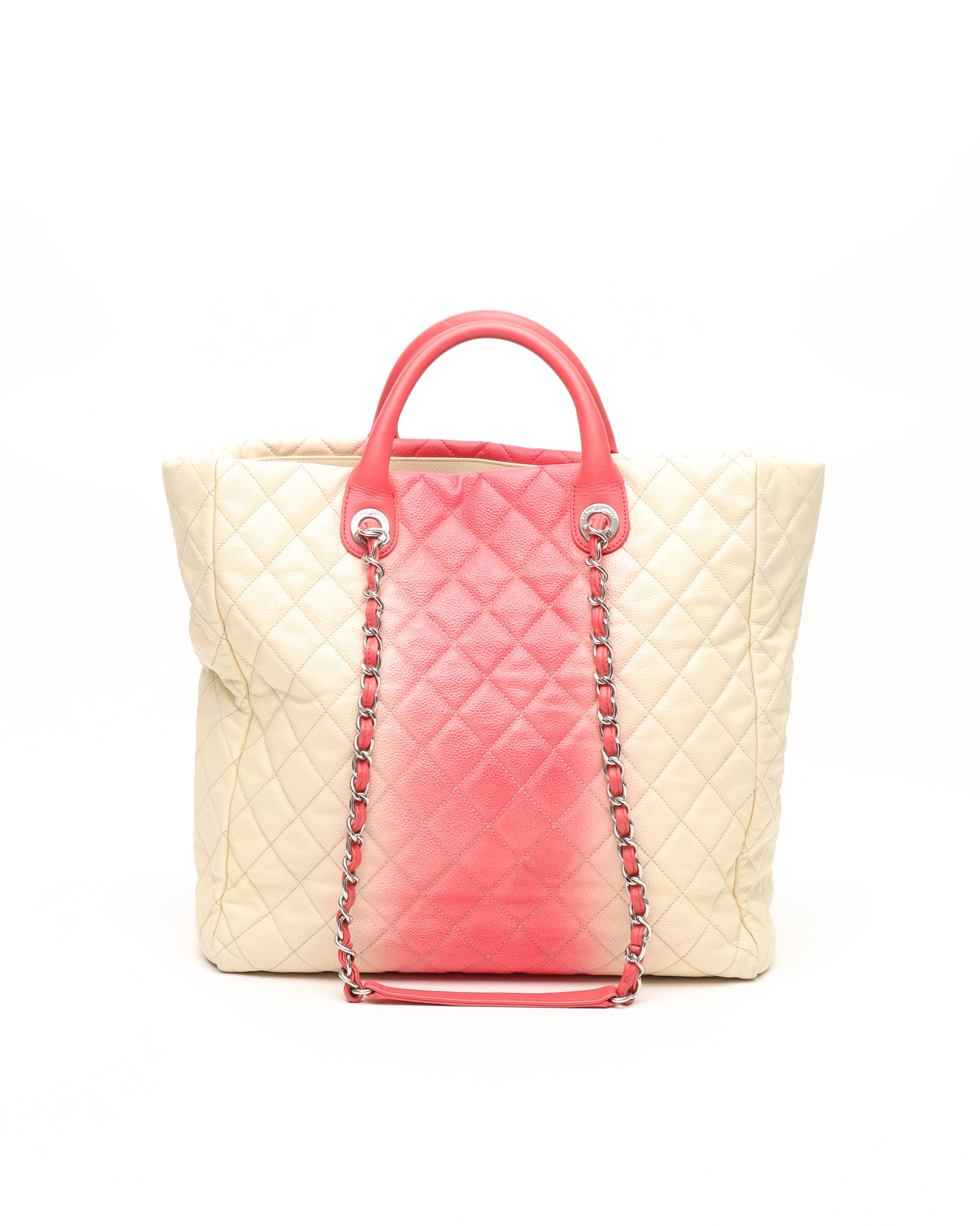 Pre-owned Chanel Caviar Ombre Shiva Tote Bag