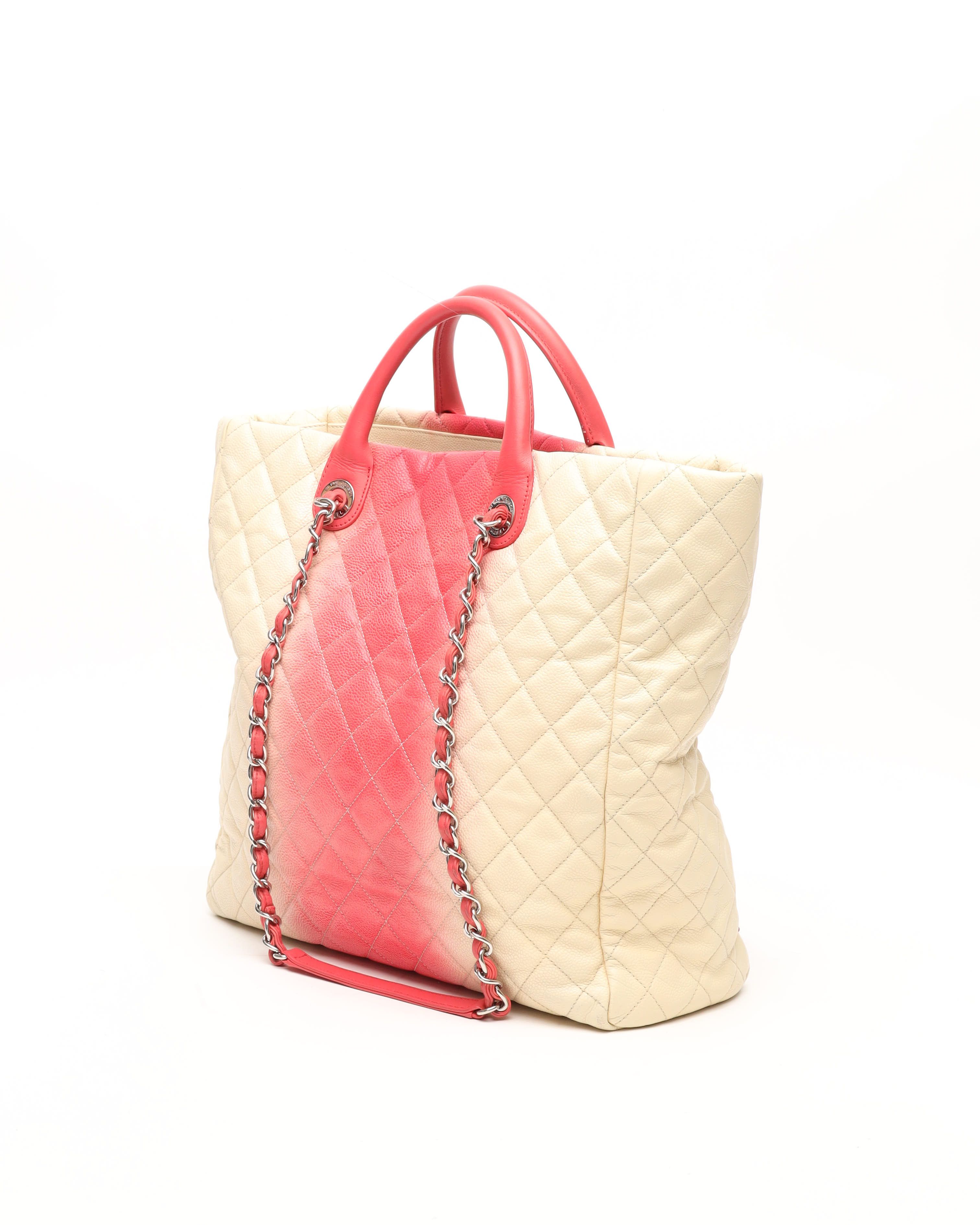 Pre-owned Chanel Caviar Ombre Shiva Tote Bag