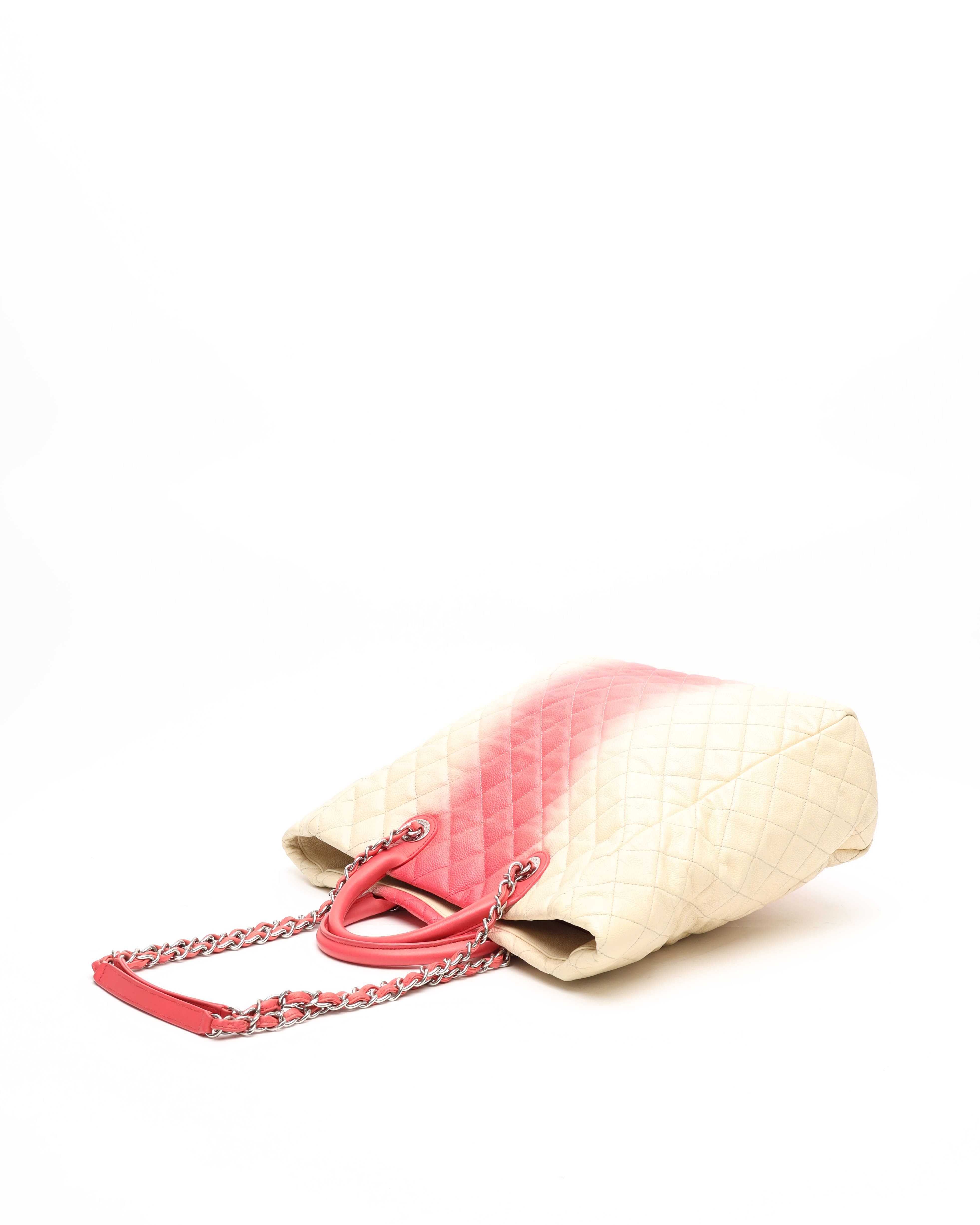 Pre-owned Chanel Caviar Ombre Shiva Tote Bag