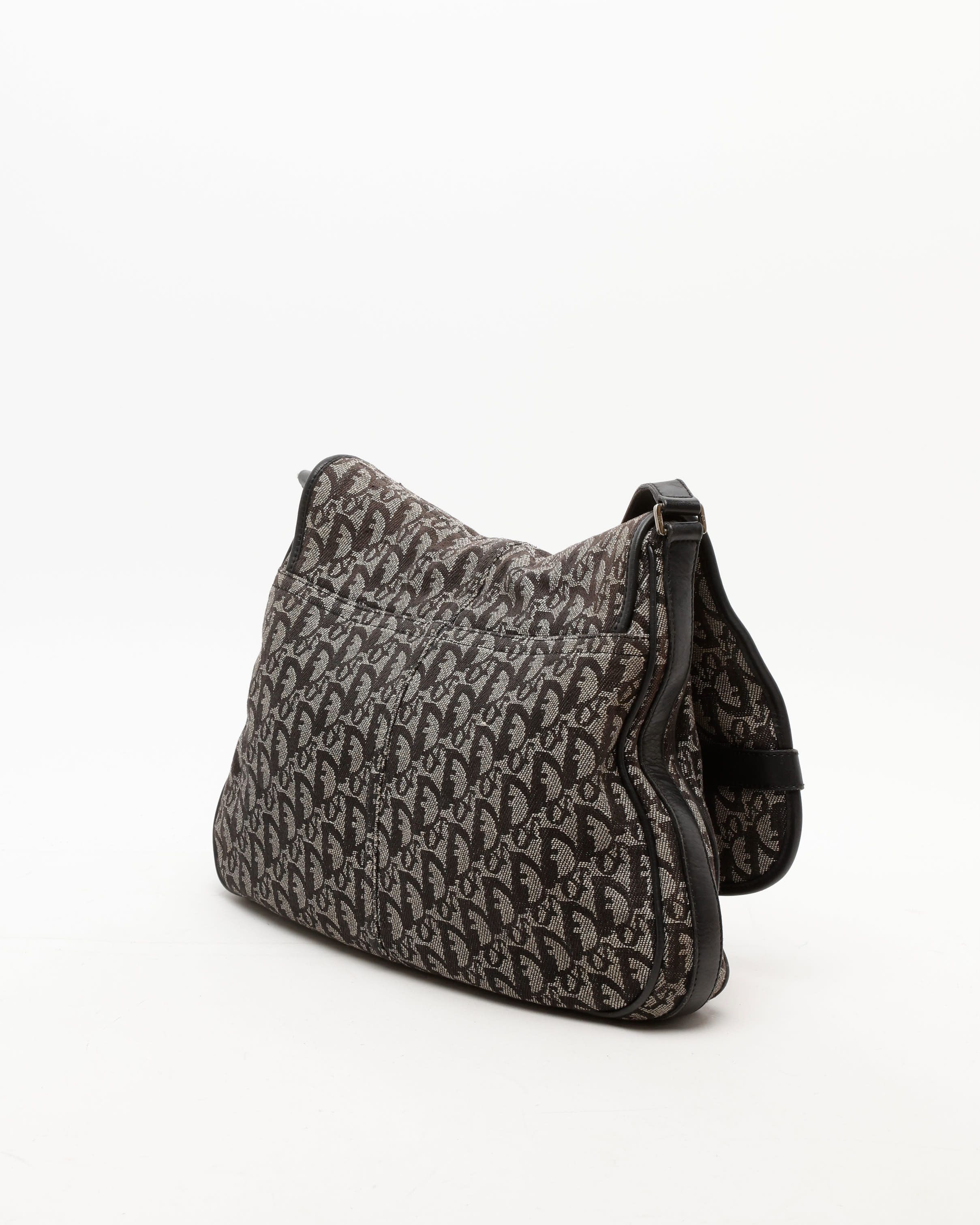 Dior Christian  Trotter Canvas Shoulder Bag