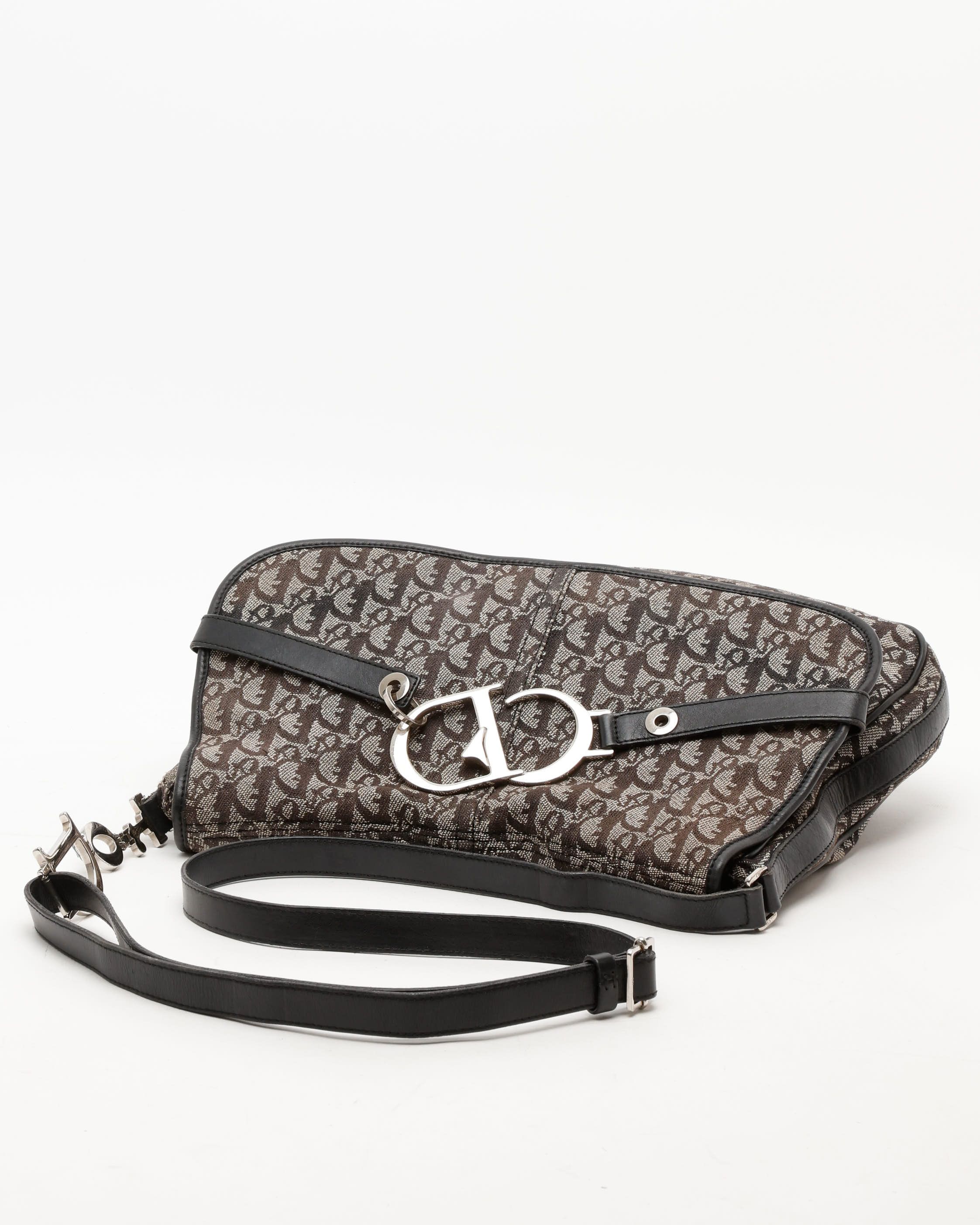 Dior Christian  Trotter Canvas Shoulder Bag