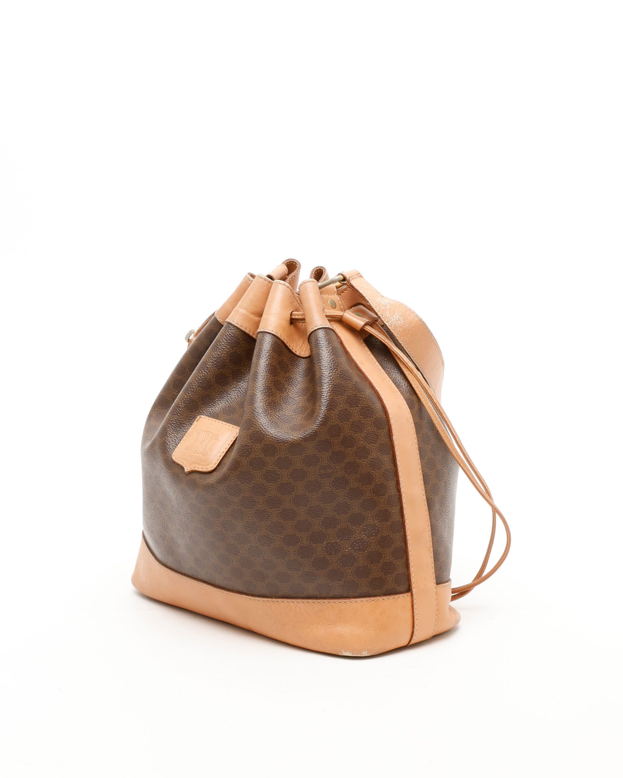 Celine Céline Macadam Bucket Bag