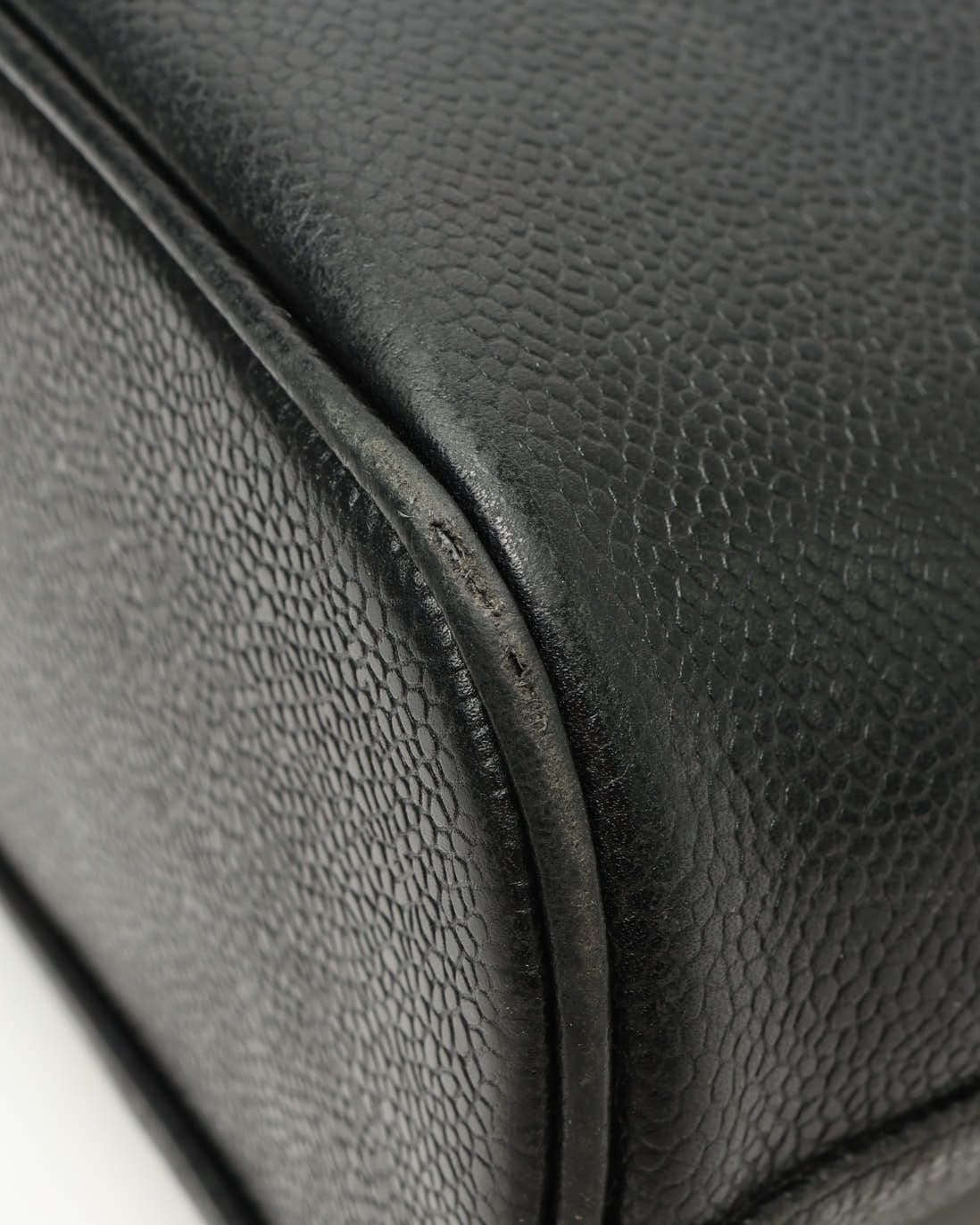 Pre-owned Chanel Cc Caviar Tote Bag