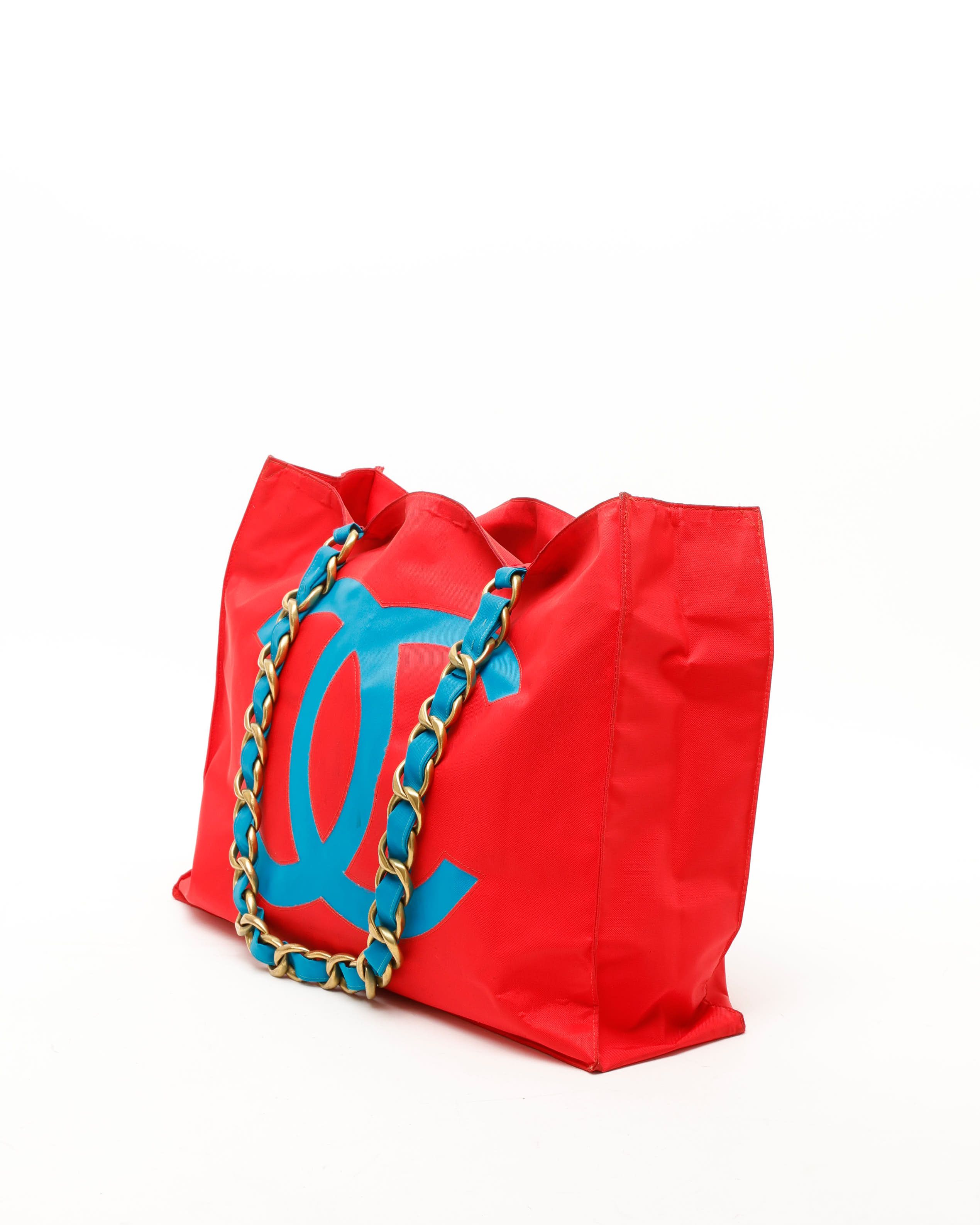 Pre-owned Chanel Cc Chain Tote Bag