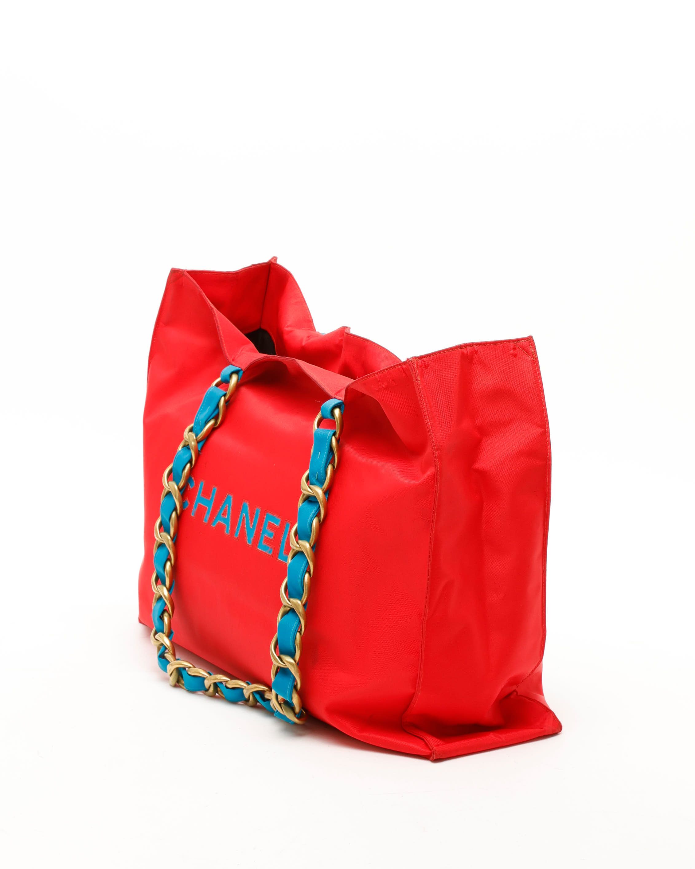 Pre-owned Chanel Cc Chain Tote Bag