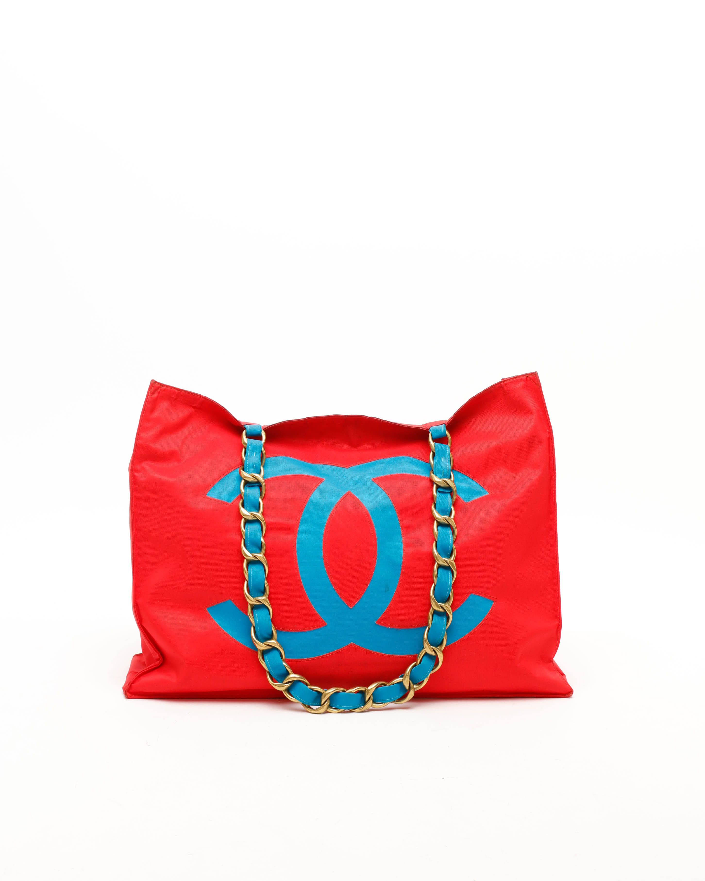 Pre-owned Chanel Cc Chain Tote Bag