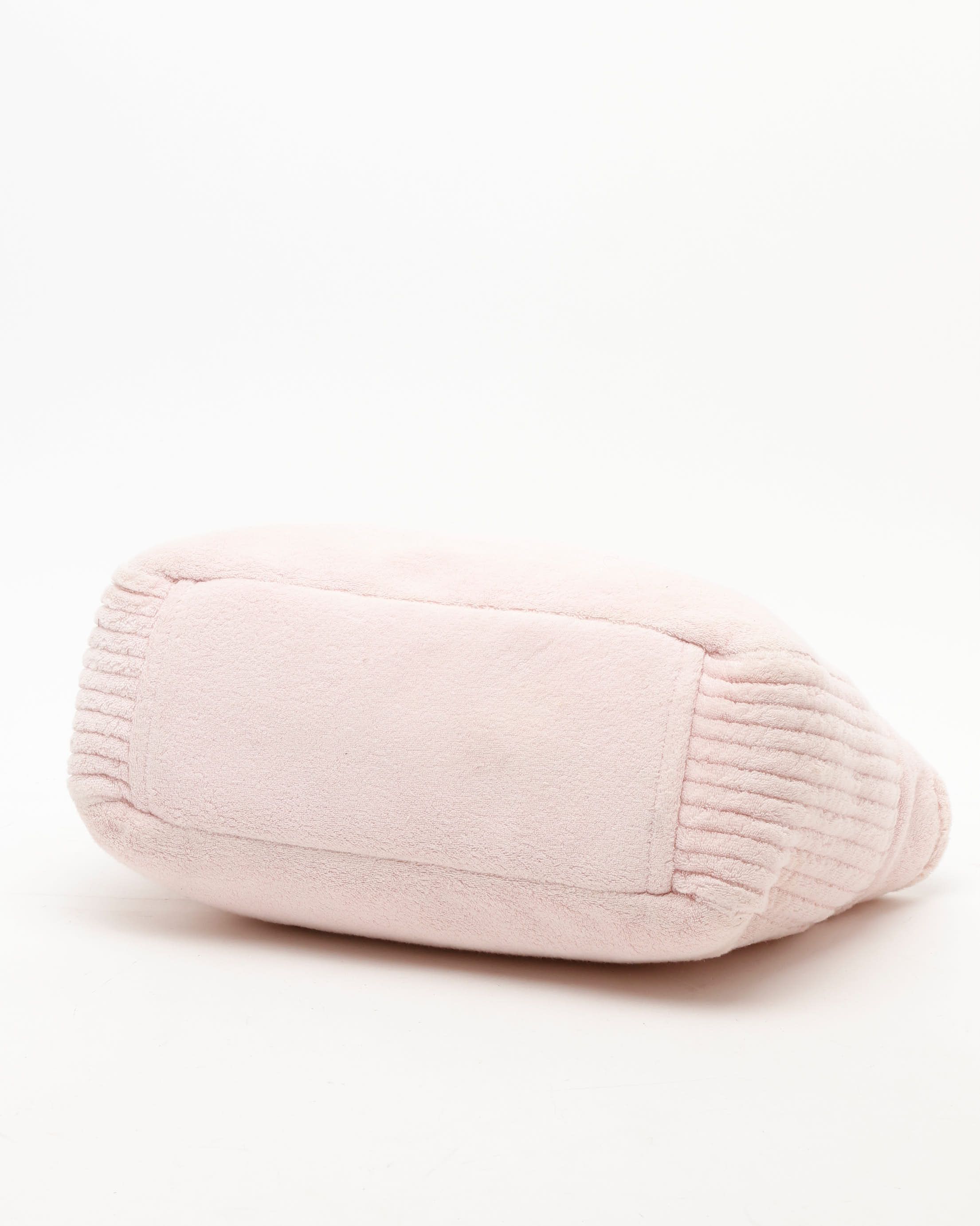 Miu Miu Terry Tote Bag In Pink