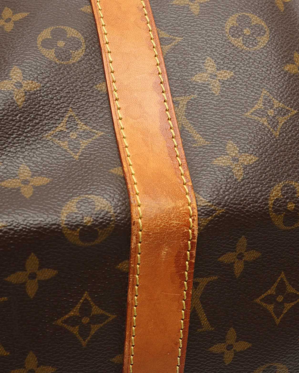 Pre-owned Louis Vuitton Monogram Keepall Bandoulière 60 Weekend Bag
