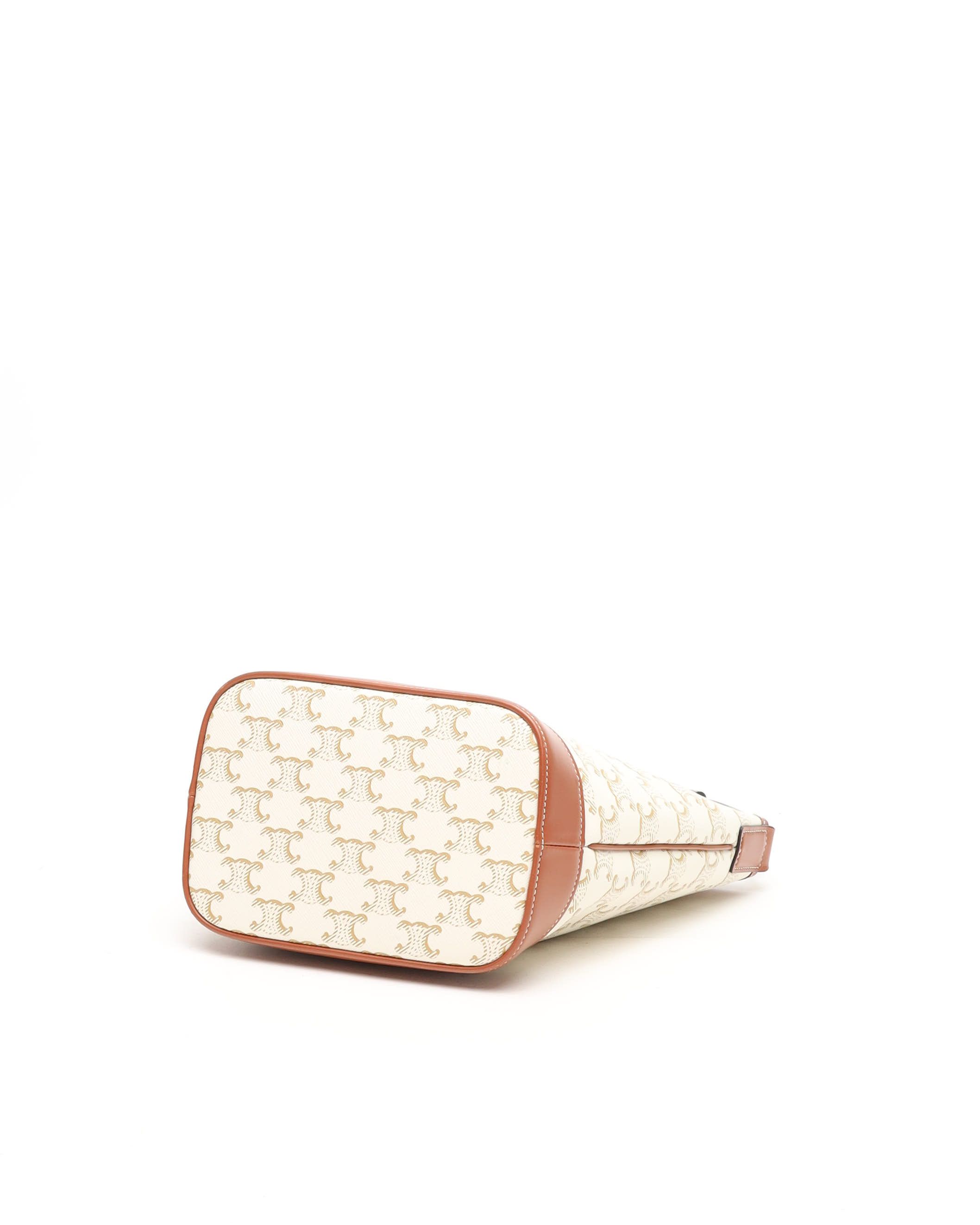 Celine Céline Small Triomphe Cabas Bucket Bag