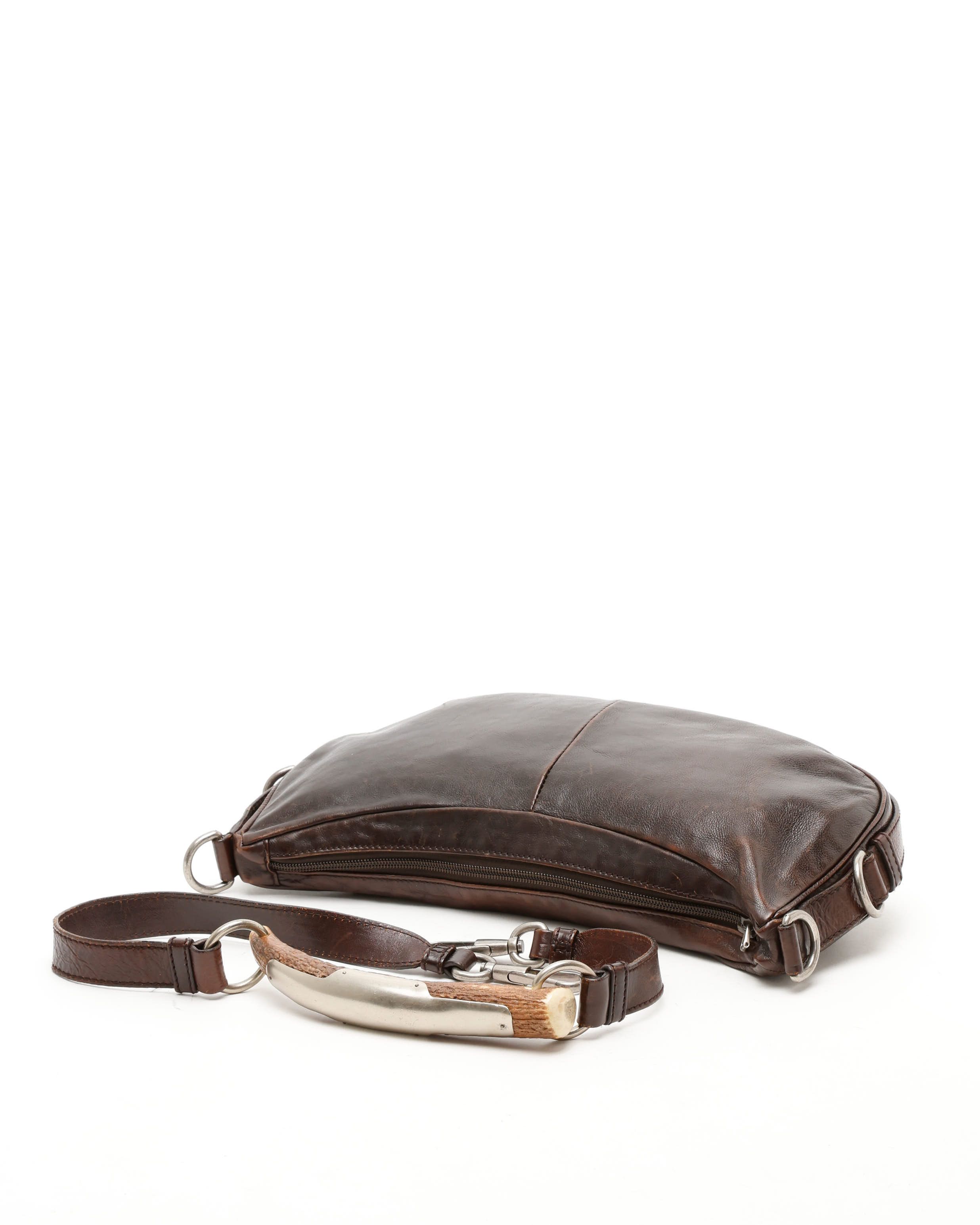 Saint Laurent Mombasa Crossbody Bag In Brown