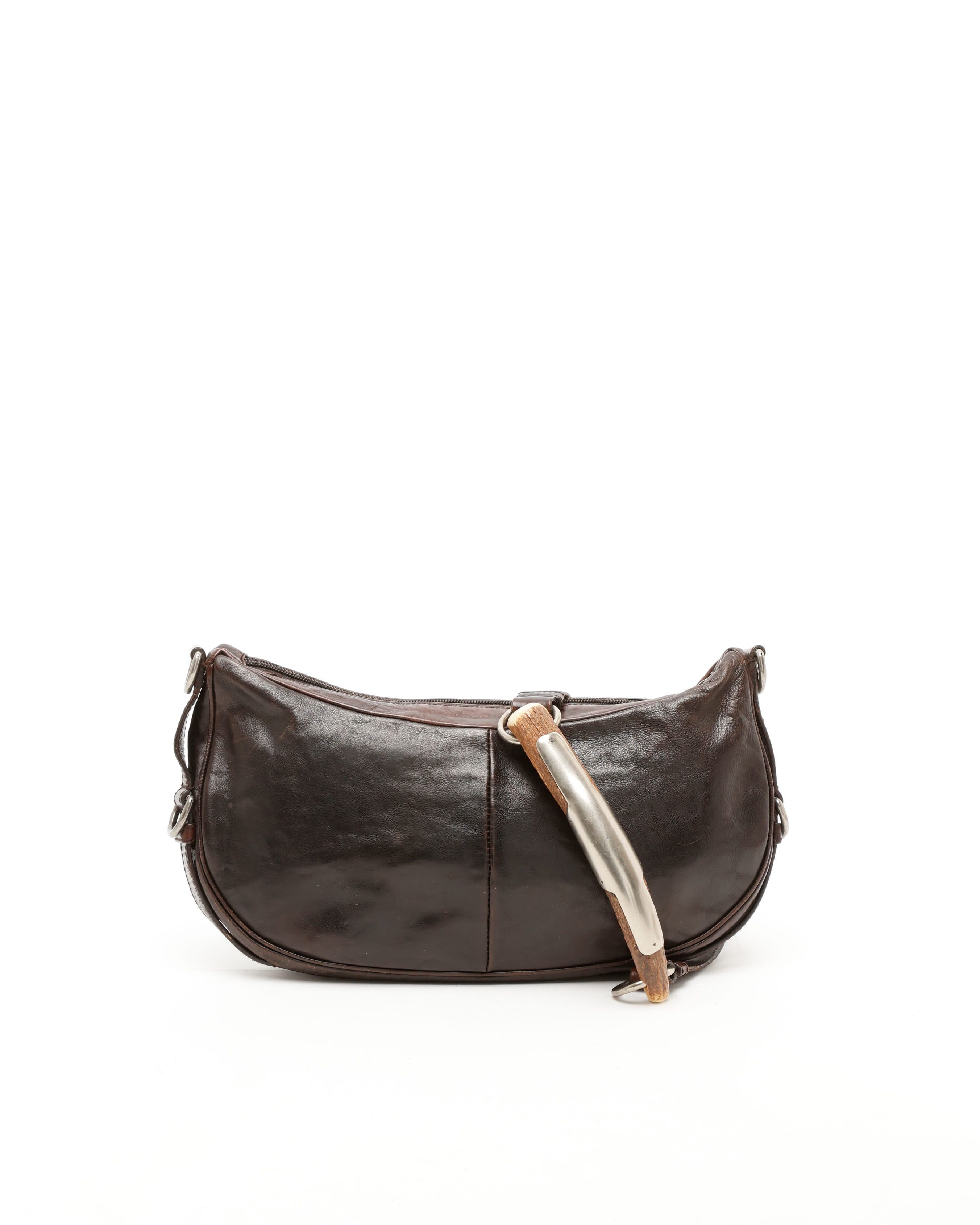 Saint Laurent Mombasa Crossbody Bag In Brown