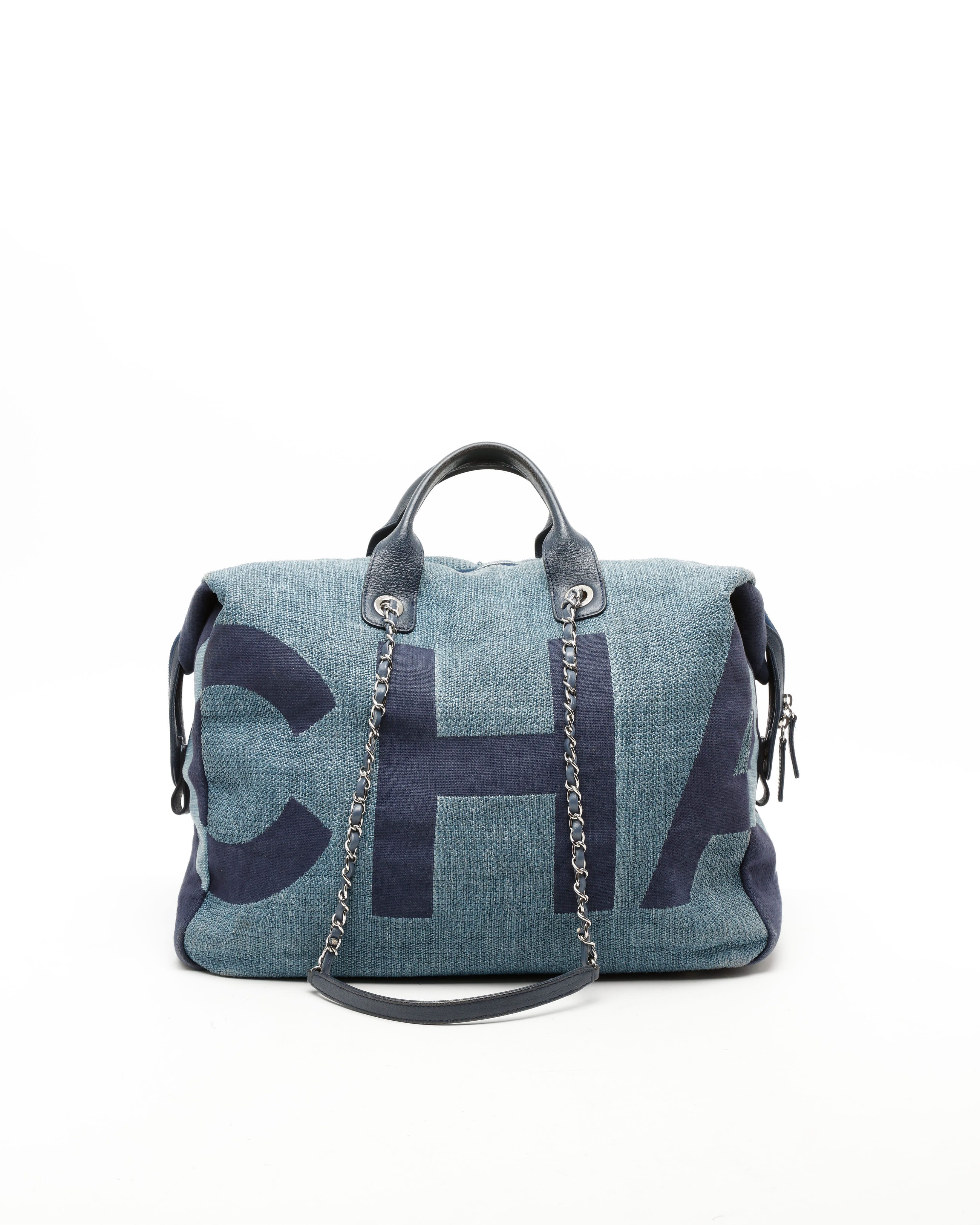 Pre-owned Chanel Cc Maxi Bowling Bag