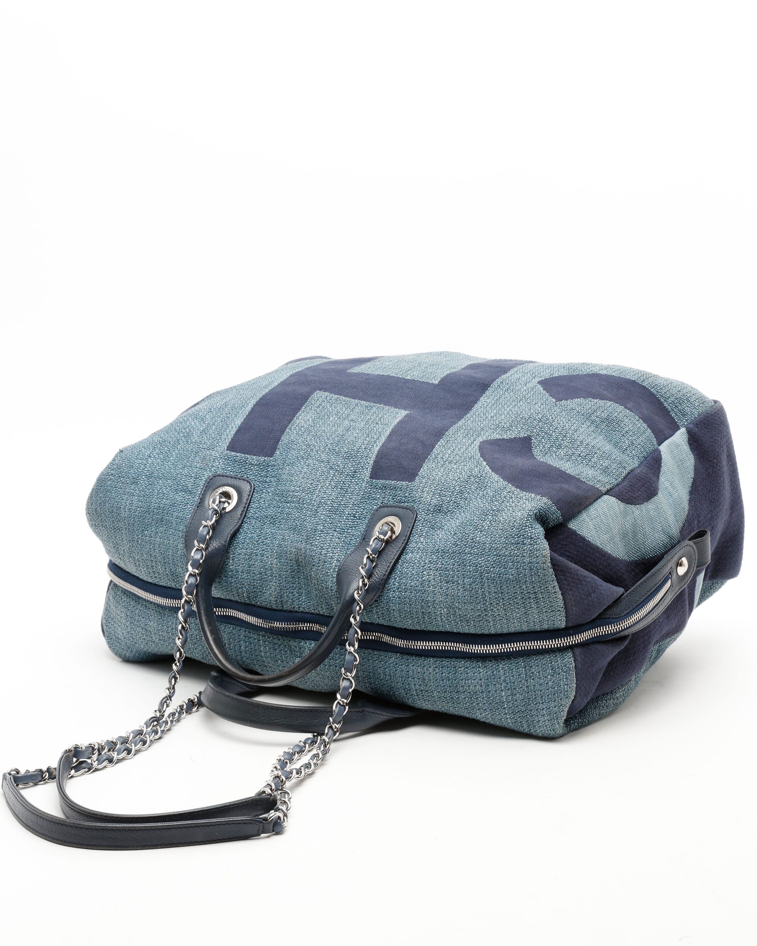 Pre-owned Chanel Cc Maxi Bowling Bag
