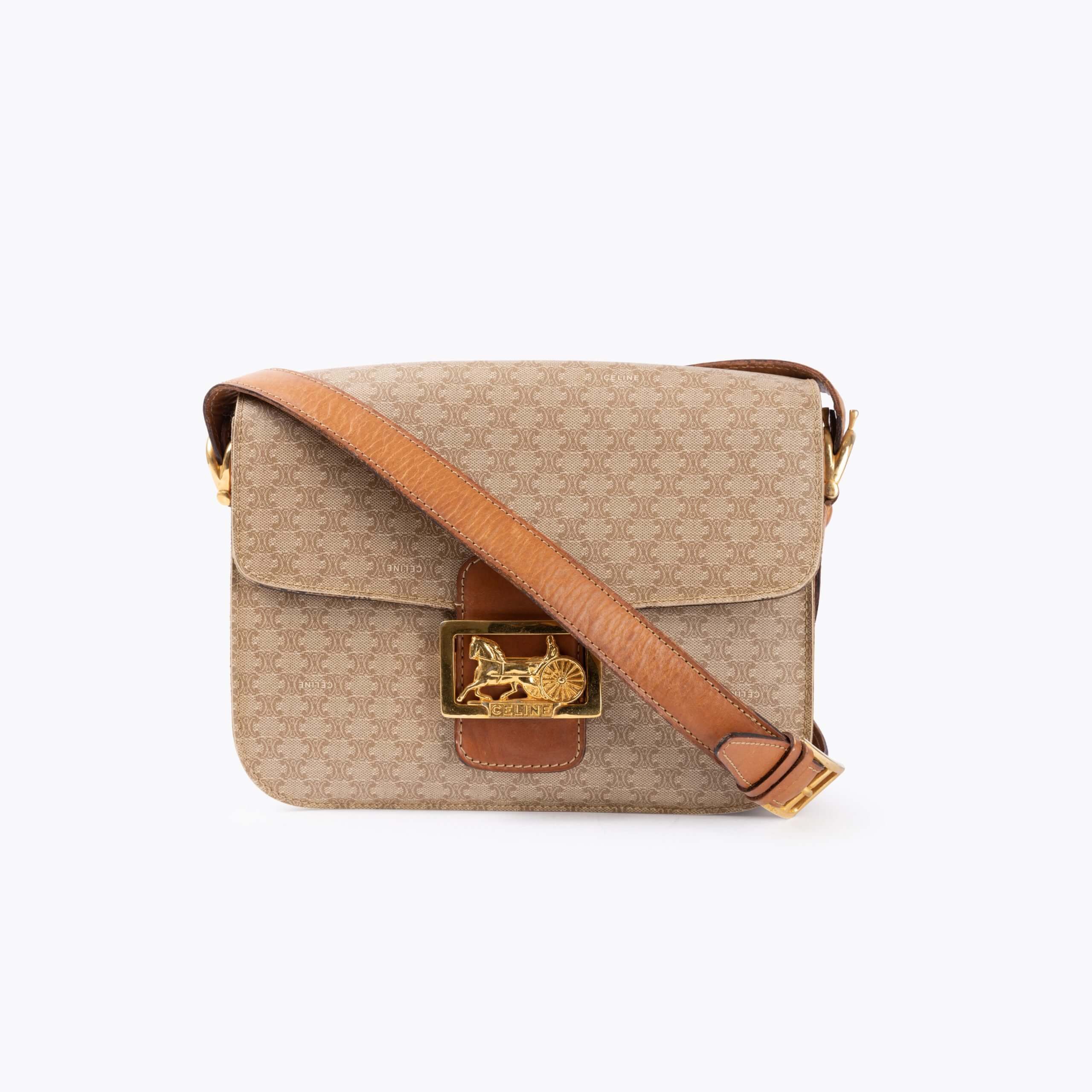 CELINE Classic Horse Carriage Medium Box Bag