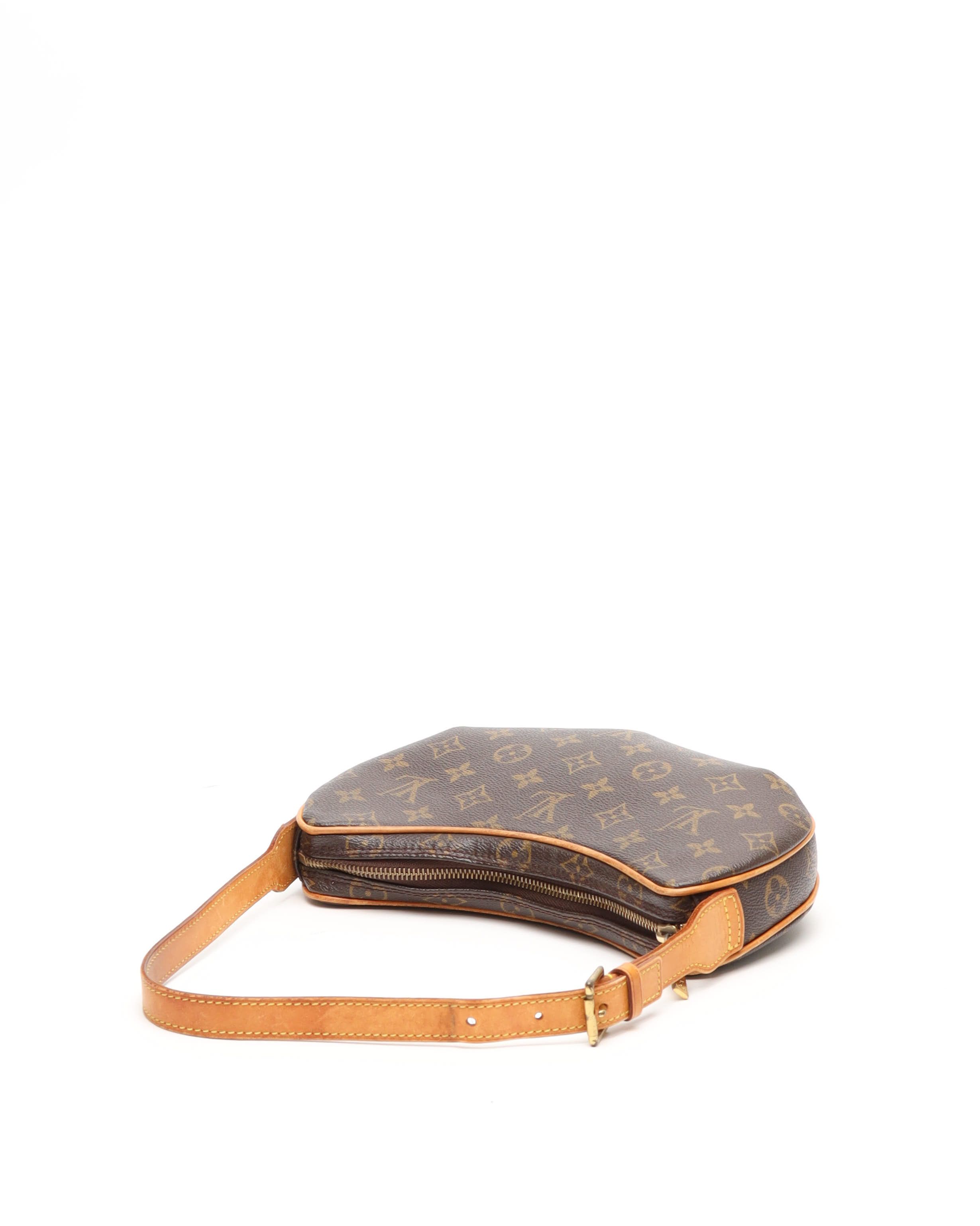 Pre-owned Louis Vuitton Monogram Croissant Pm Bag In Brown