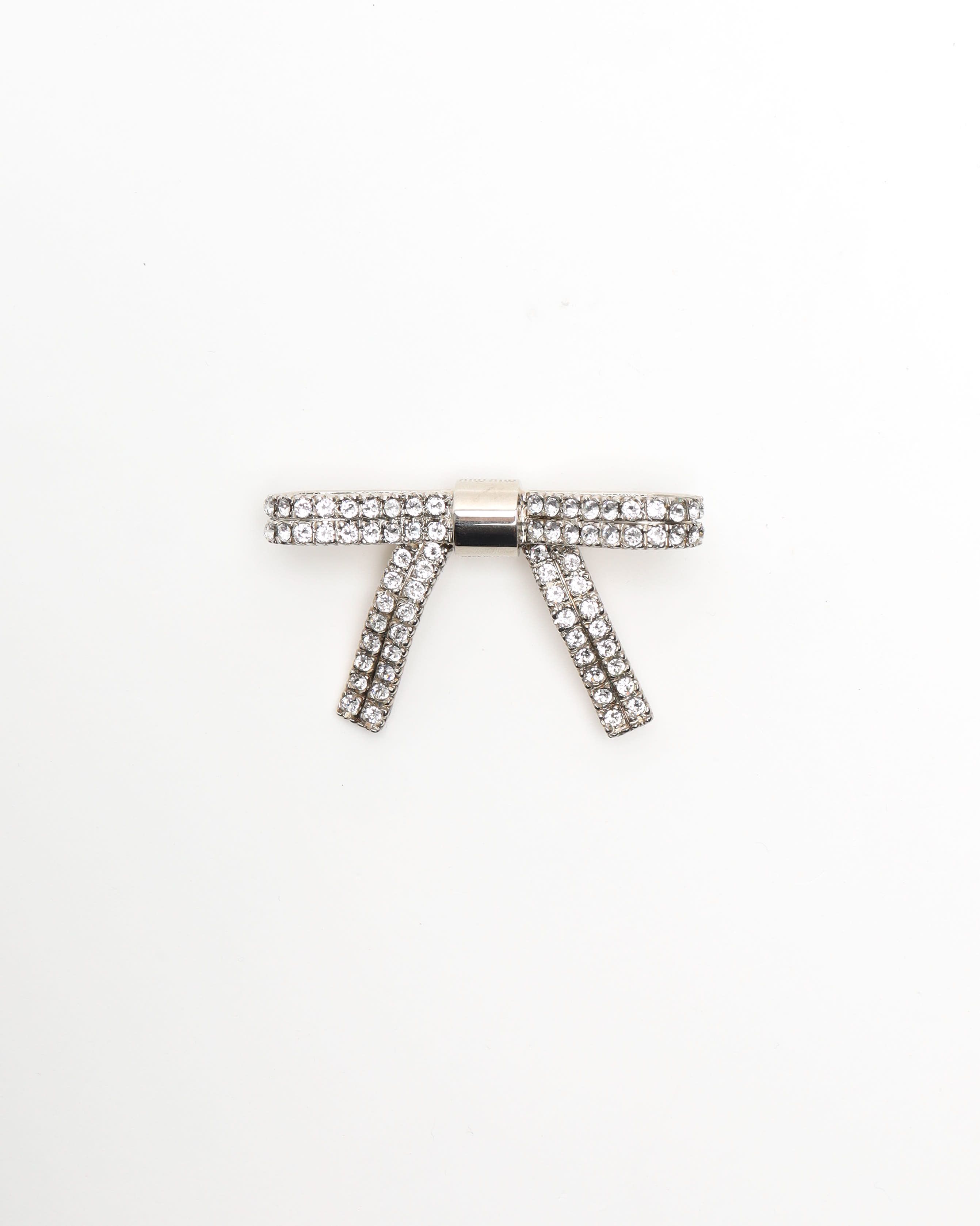 Miu Miu Glitter Brooch In Multi