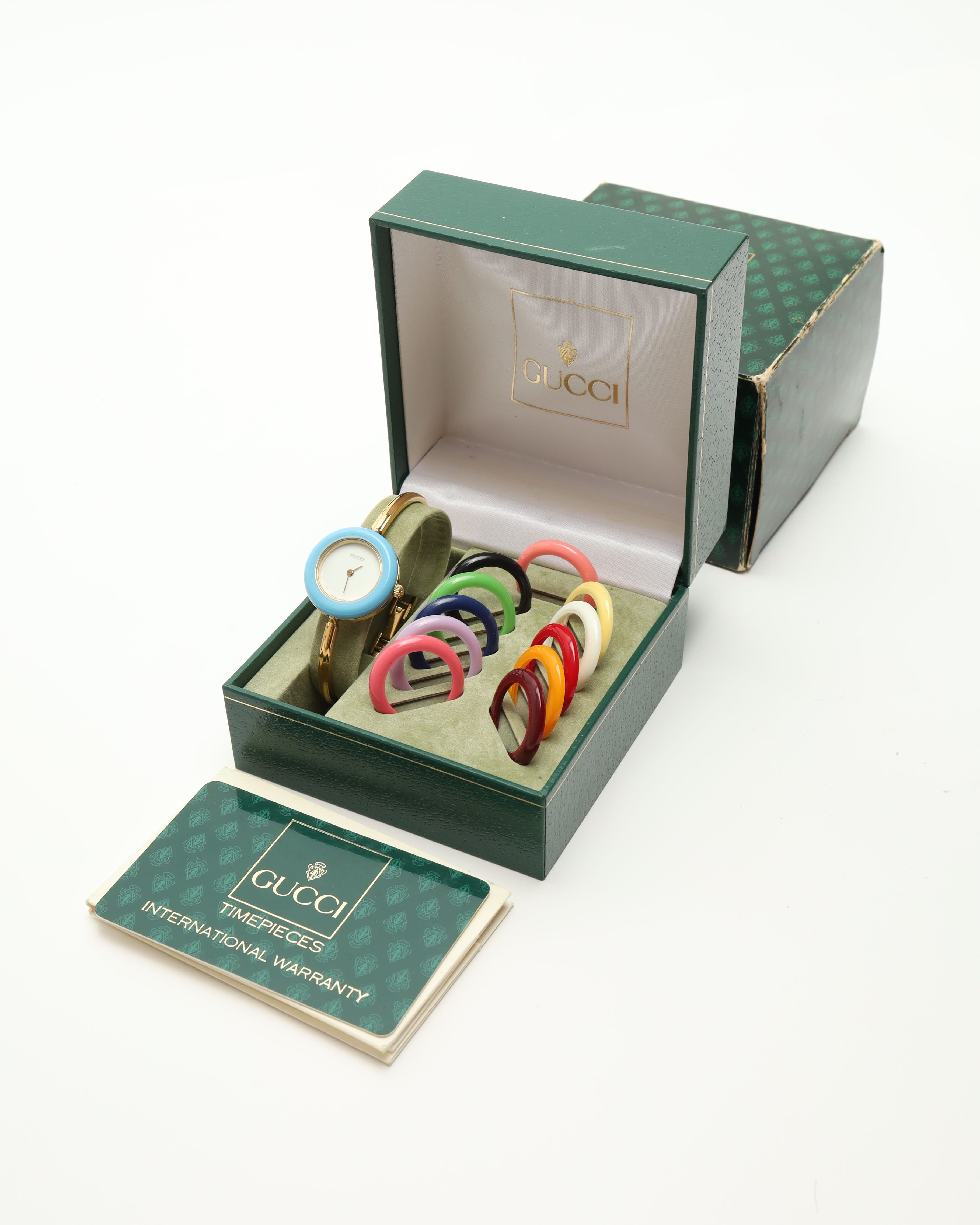 Gucci Change Bezel 26mm Ref 11/12.2 Full Set Watch
