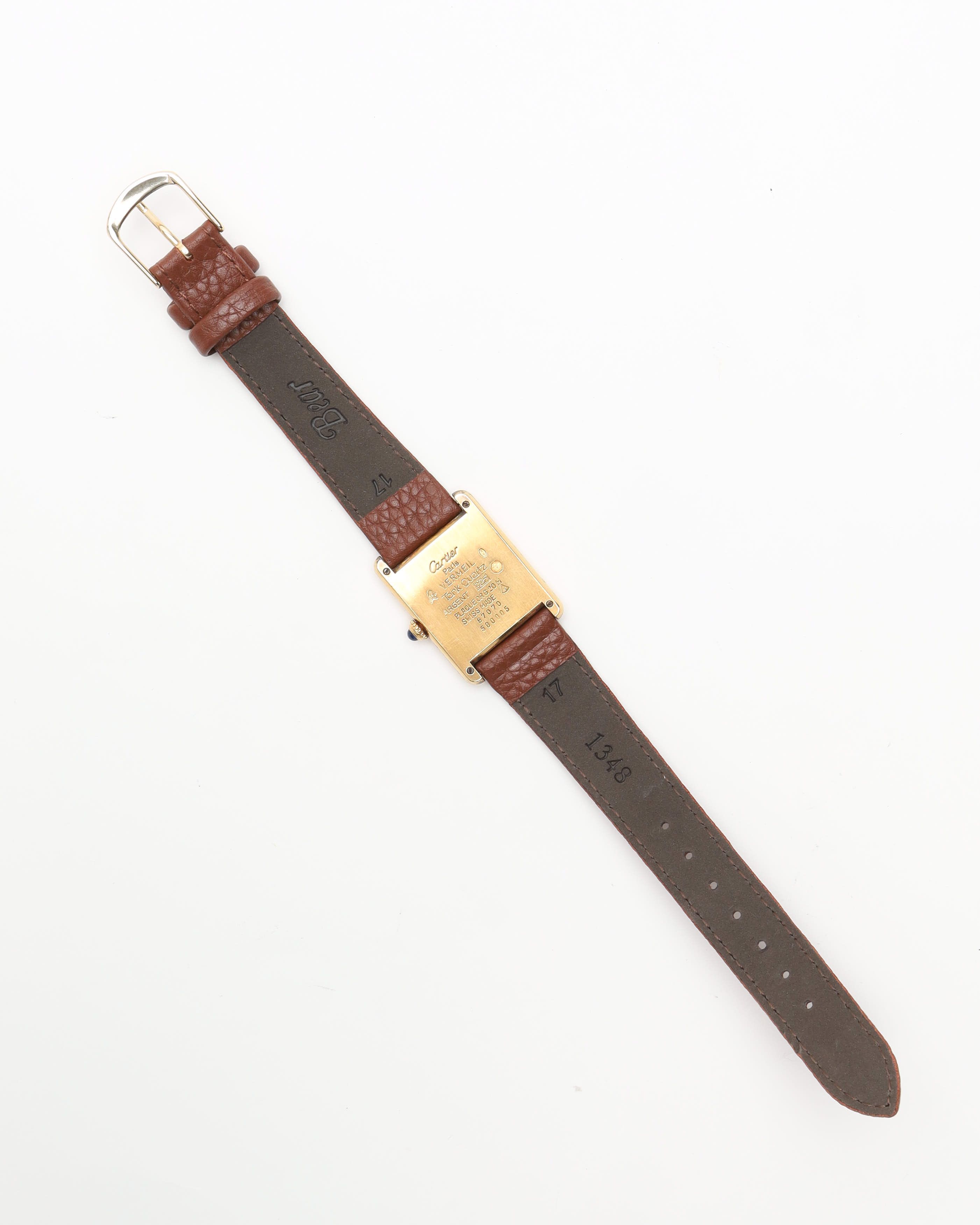 Cartier Tank Vermeil 23mm Ref 590005 Watch
