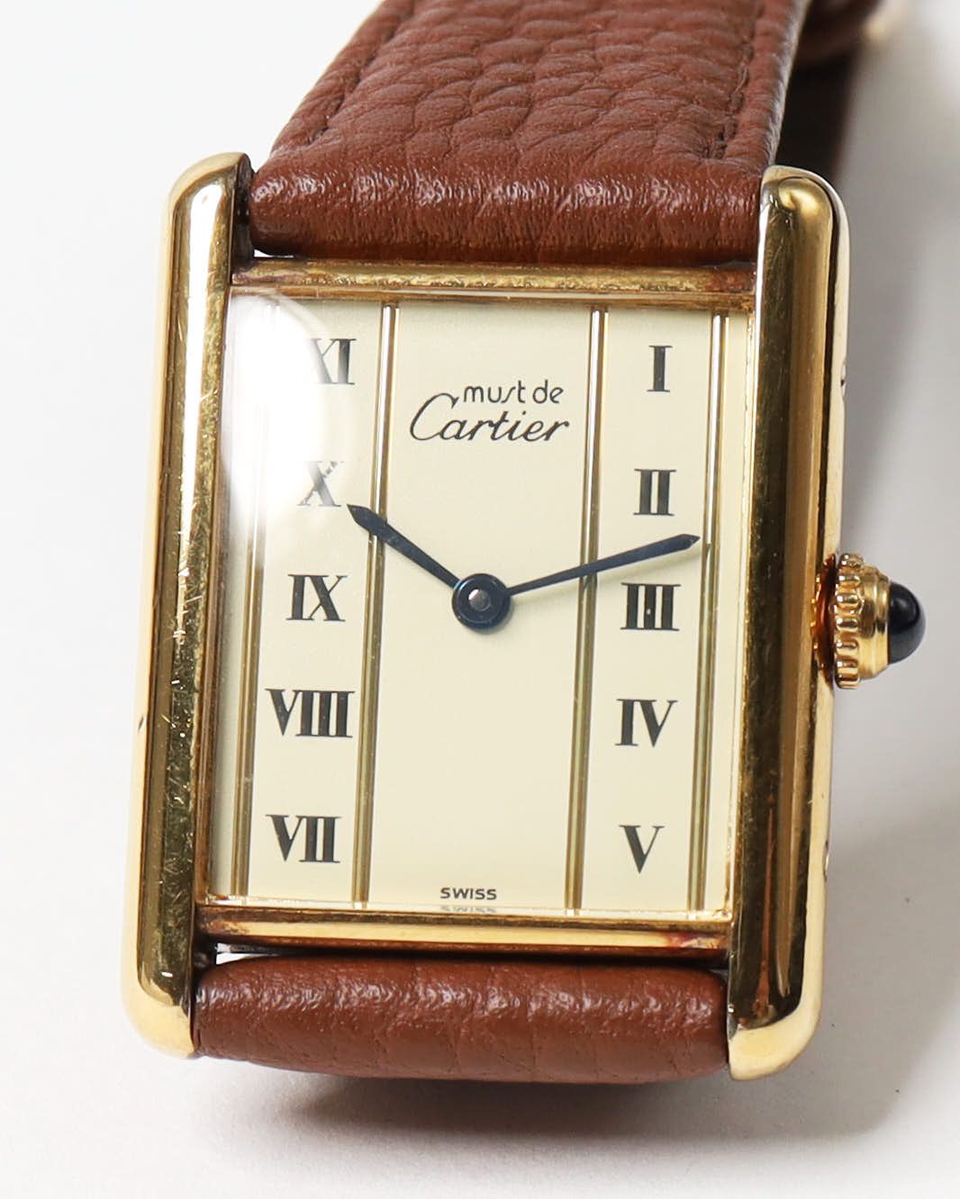 Cartier Tank Vermeil 23mm Ref 590005 Watch