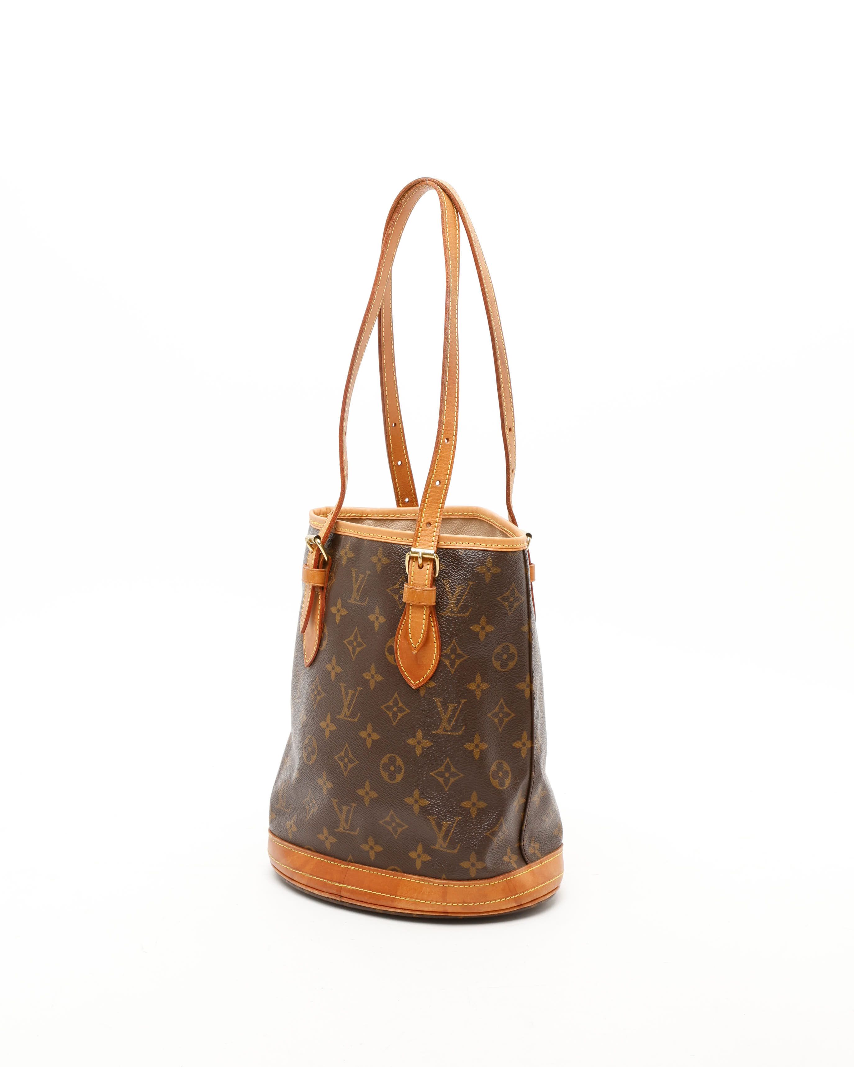 Pre-owned Louis Vuitton Monogram Bucket Pm Bag