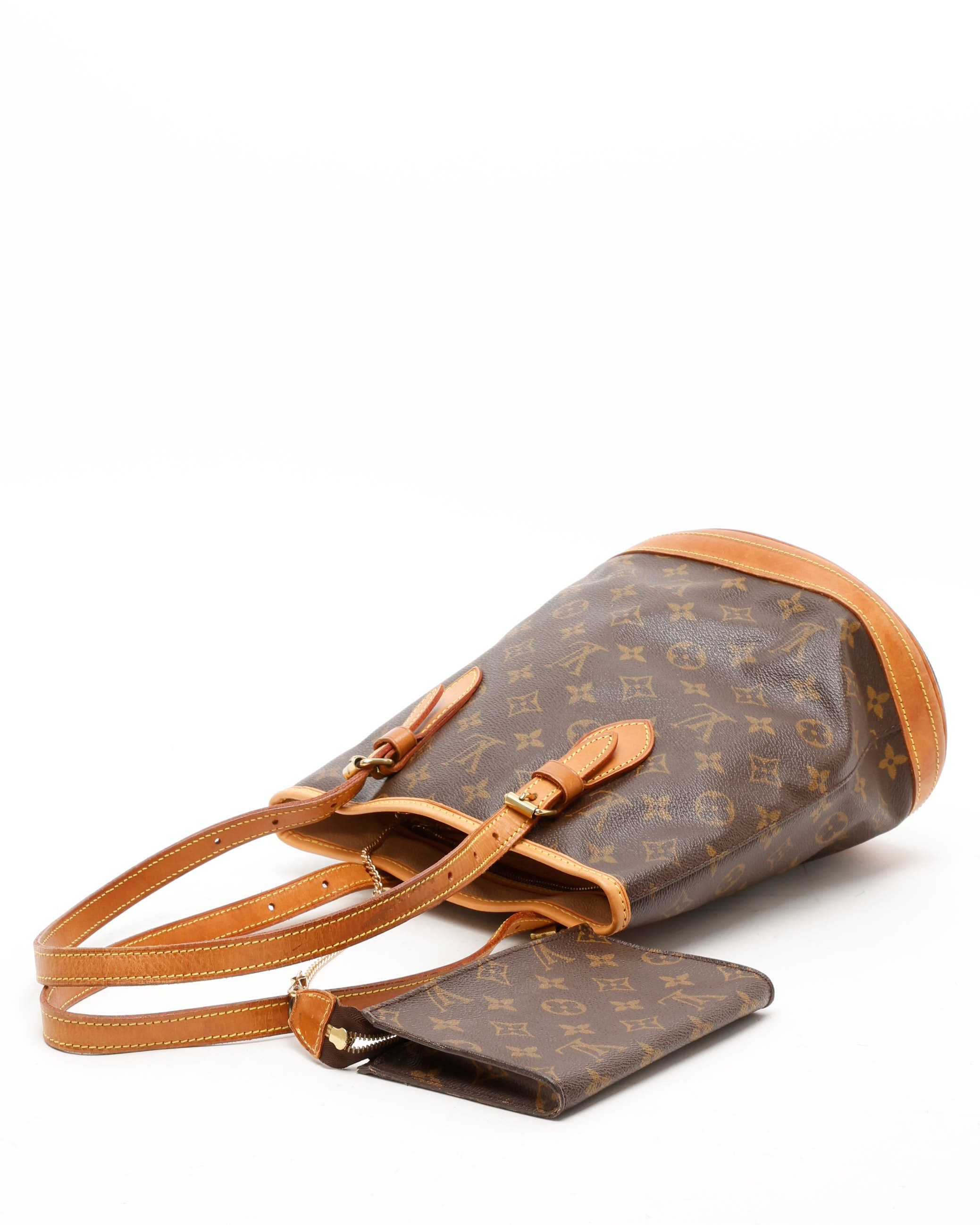 Pre-owned Louis Vuitton Monogram Bucket Pm Bag