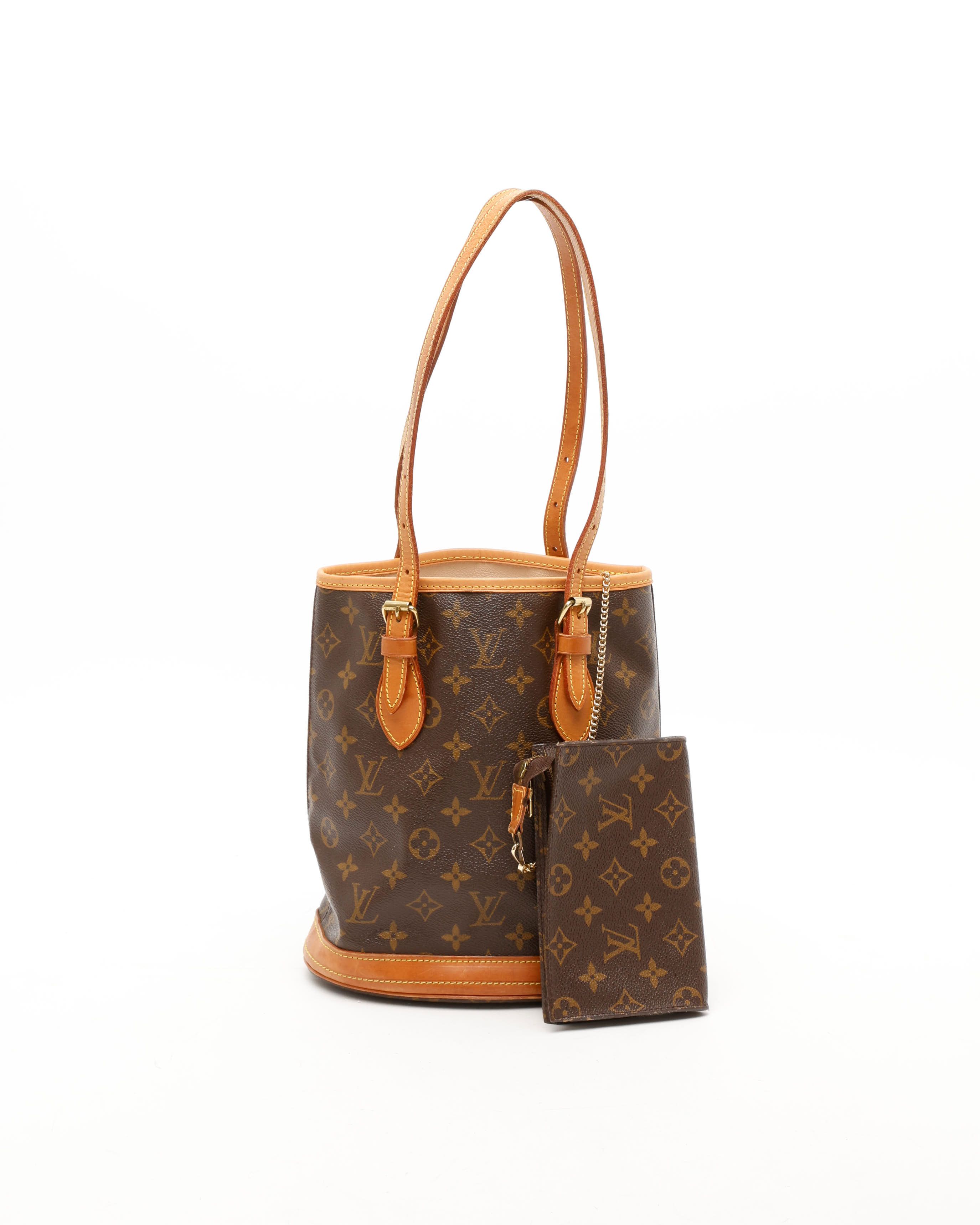 Pre-owned Louis Vuitton Monogram Bucket Pm Bag